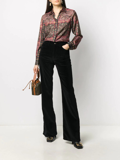 Etro paisley long sleeve shirt outlook