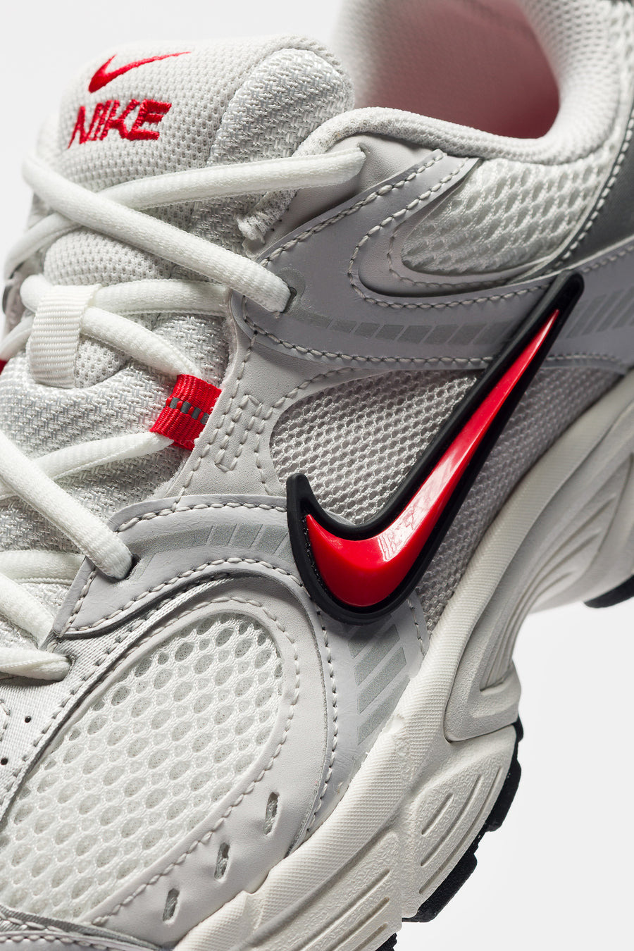 V5 RNR Sneaker in Summit White/Fire Red/Platinum Tint - 5
