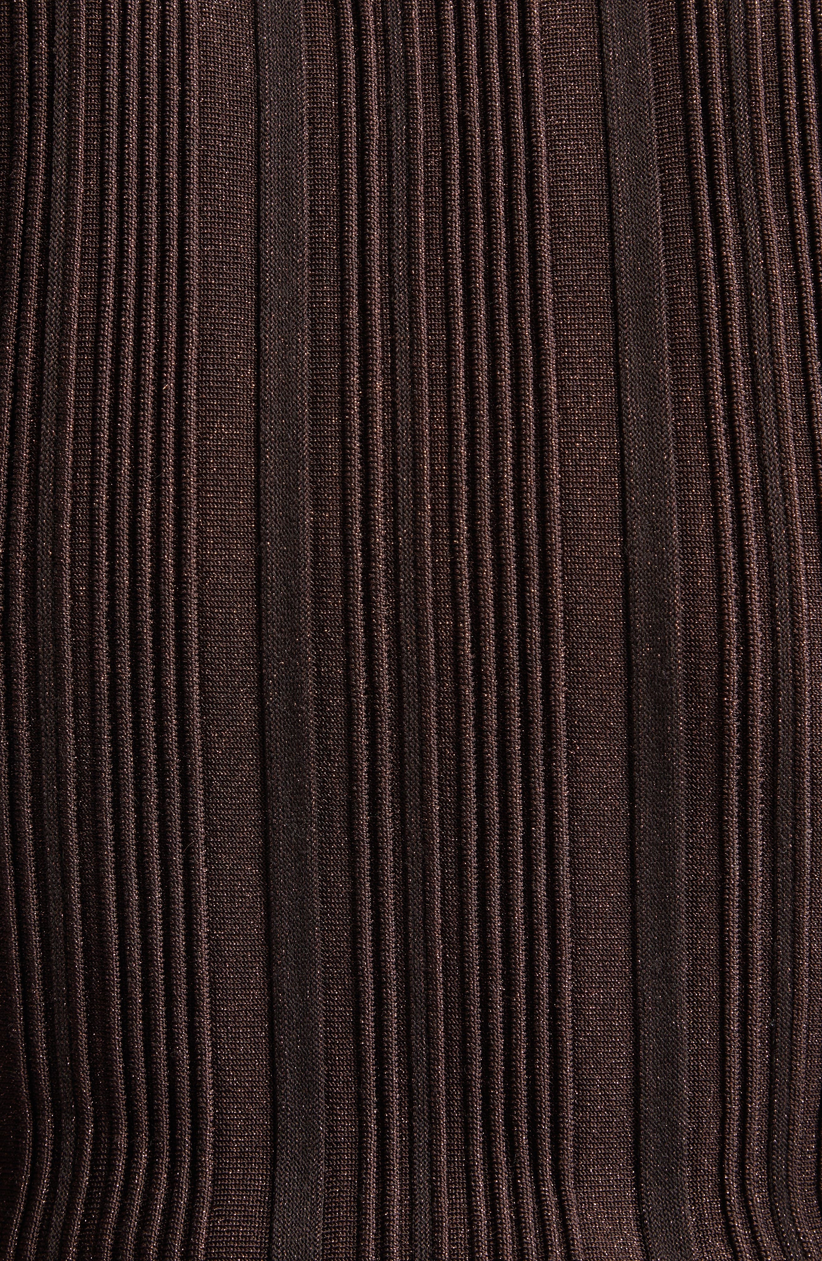 Zimmermann Lucky Metallic Rib Tank in Metallic Chocolate at Nordstrom - 7