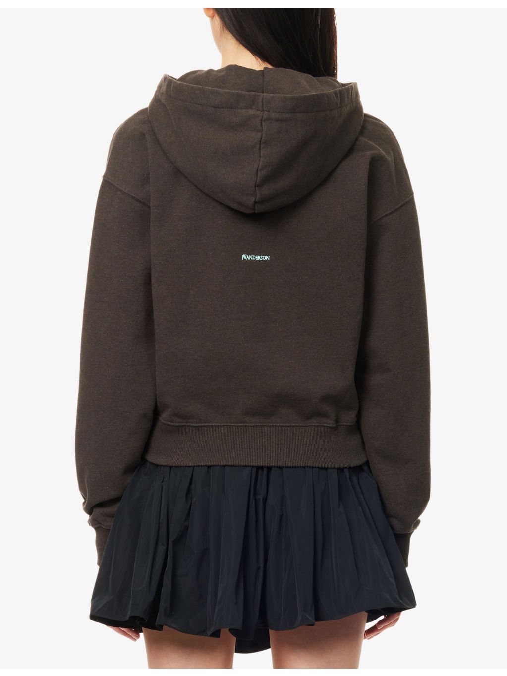 Tied-Bow Logo-Embroidered Cotton-Jersey Hoody - 4
