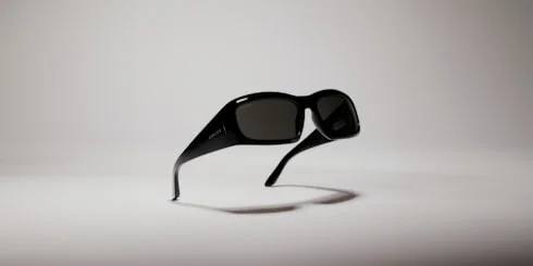 Rectangular frame sunglasses - 1