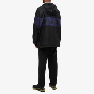 VERSACE Versace Logo Nylon Hooded Jacket outlook