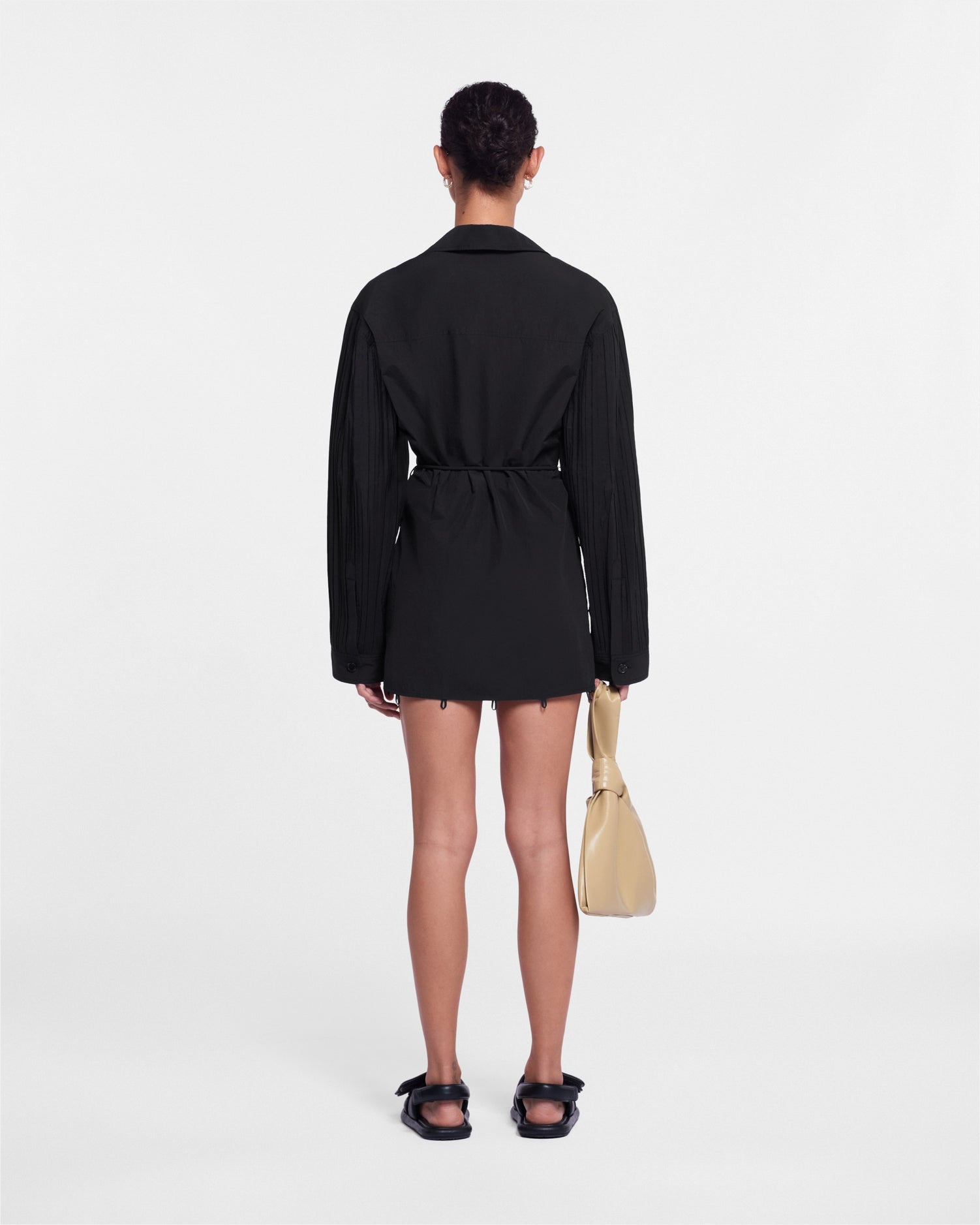 Tech Poplin Midi Dress - 5