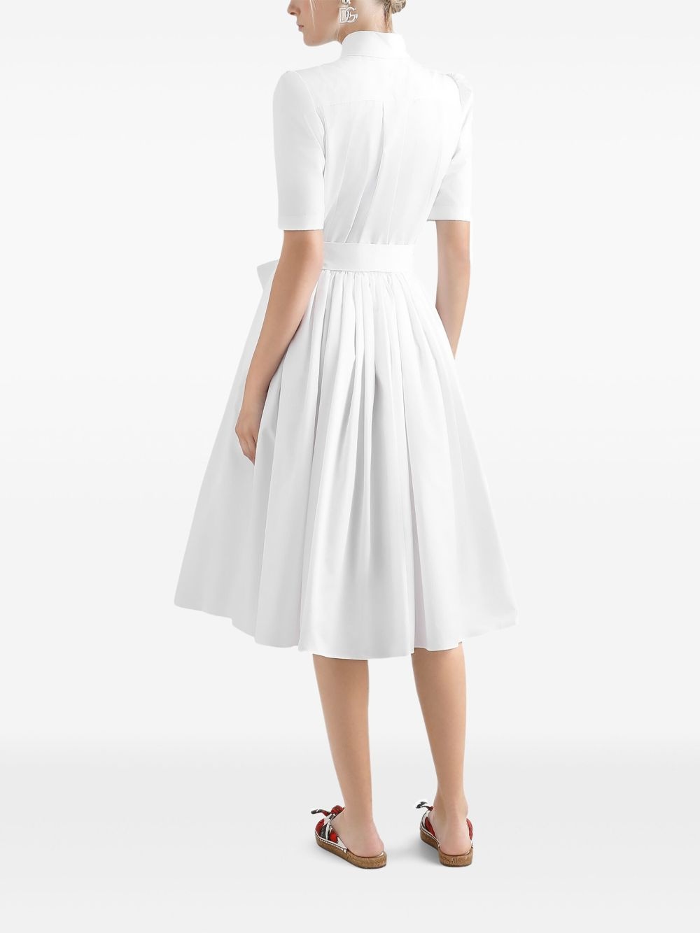 poplin shirt dress - 3
