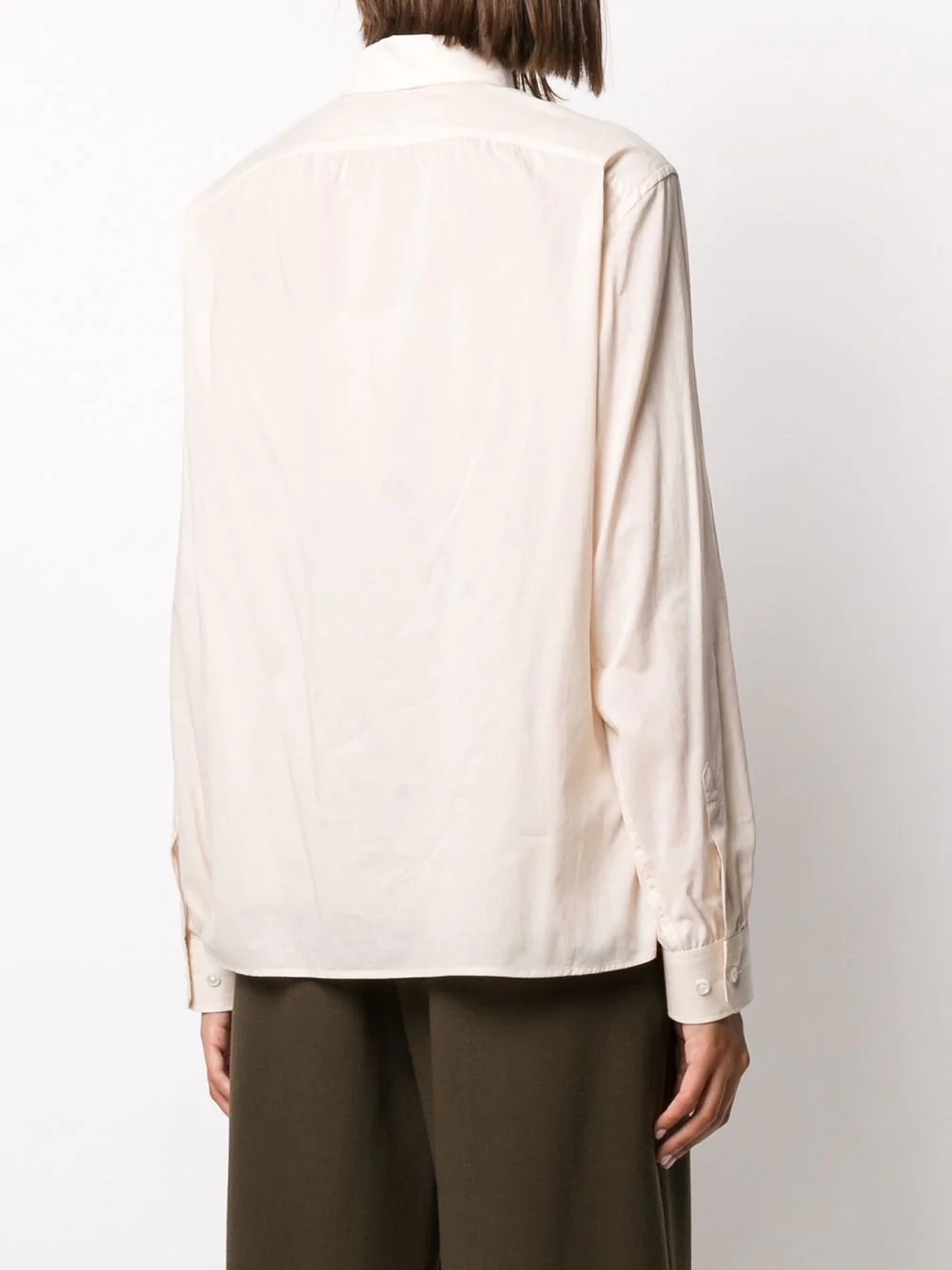 pointed-collar shirt - 4