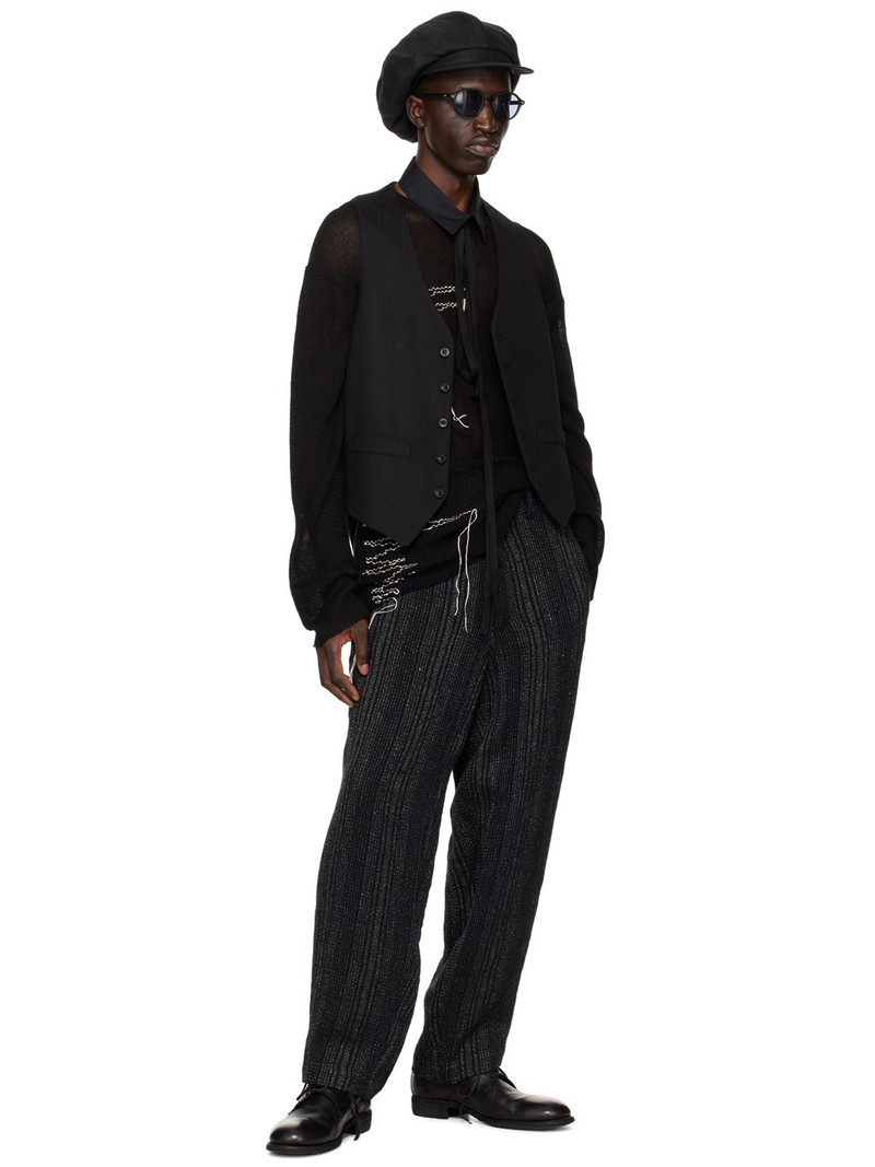 Yohji Yamamoto Black Coin Pocket Trousers outlook
