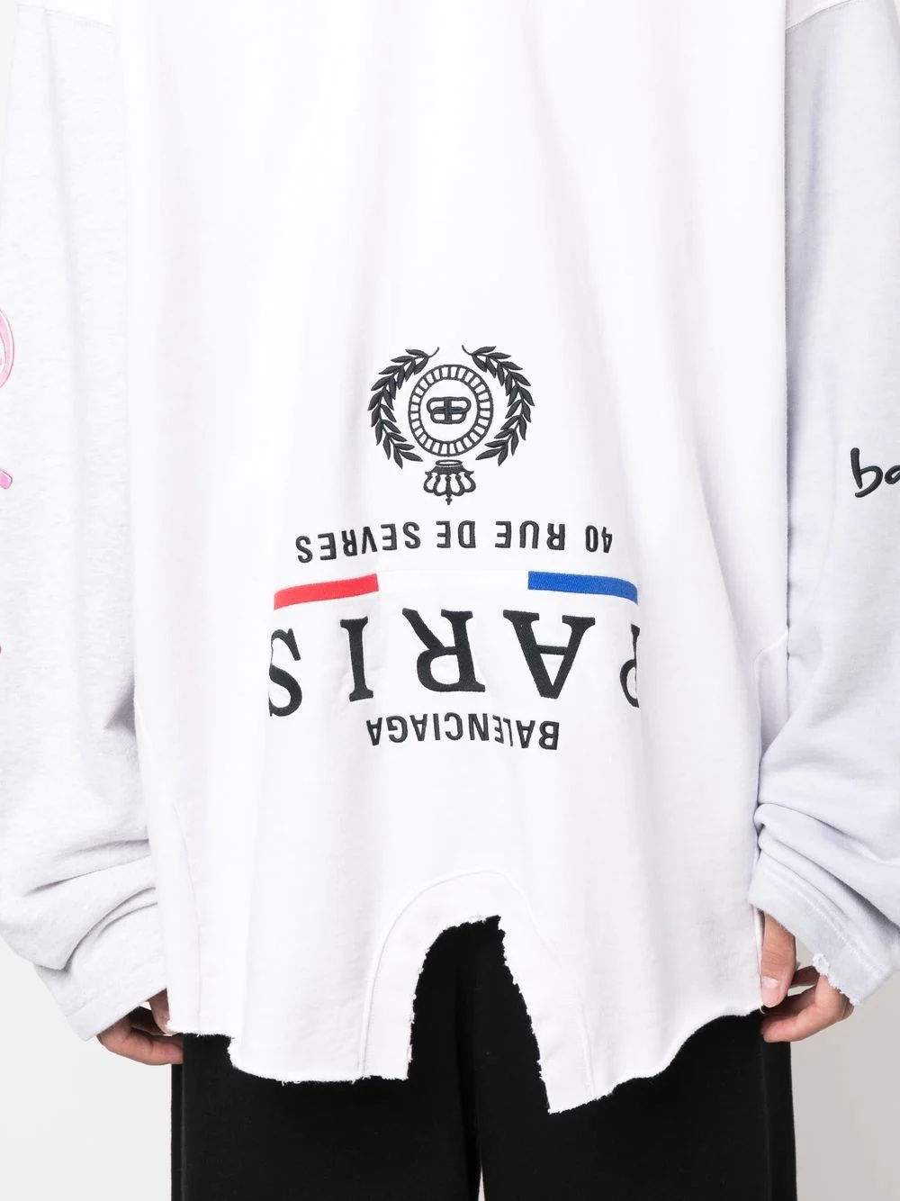 Upside Down Paris oversized hoodie - 5