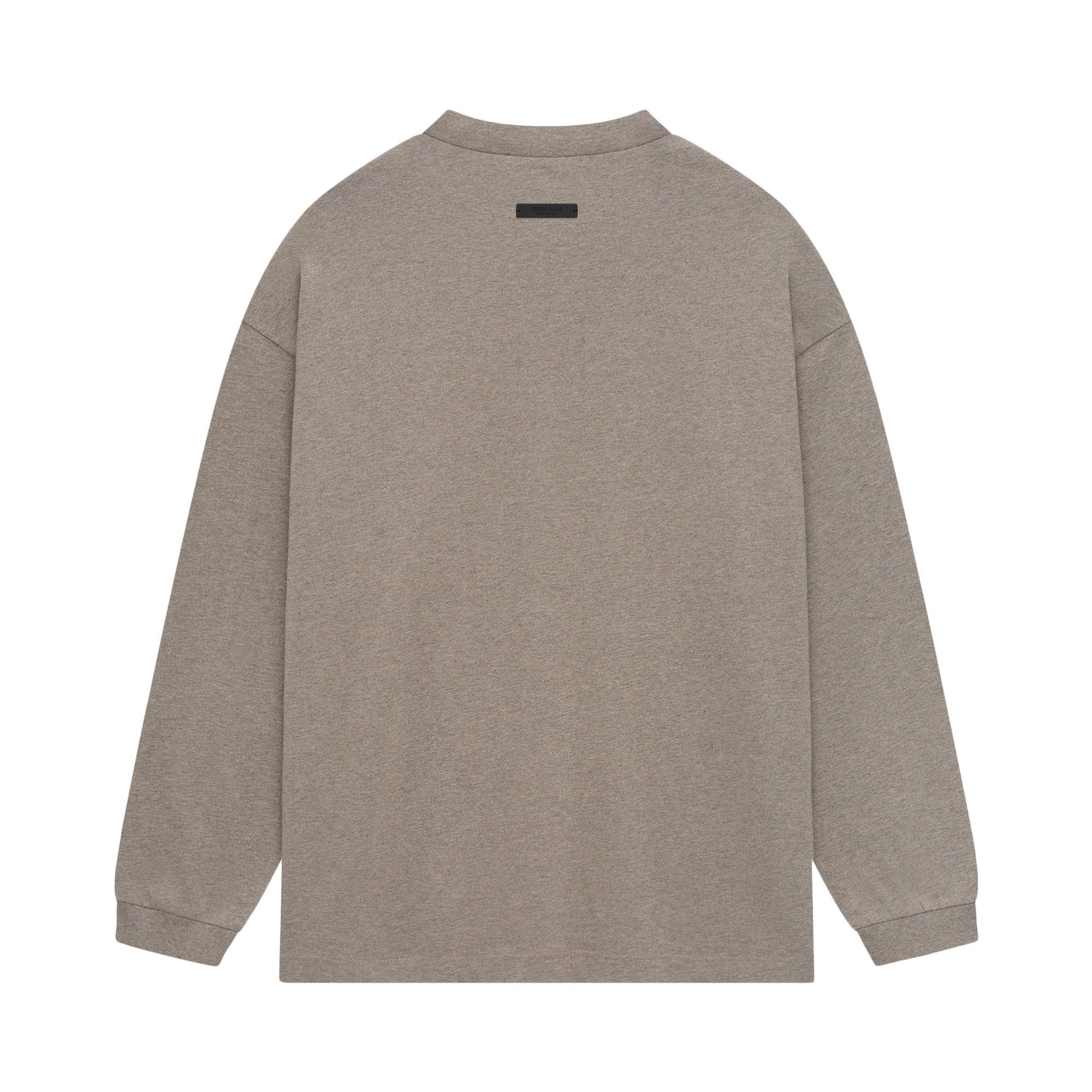 Fear of God Essentials Heavy Long-Sleeve Tee 'Heather Grey' - 2