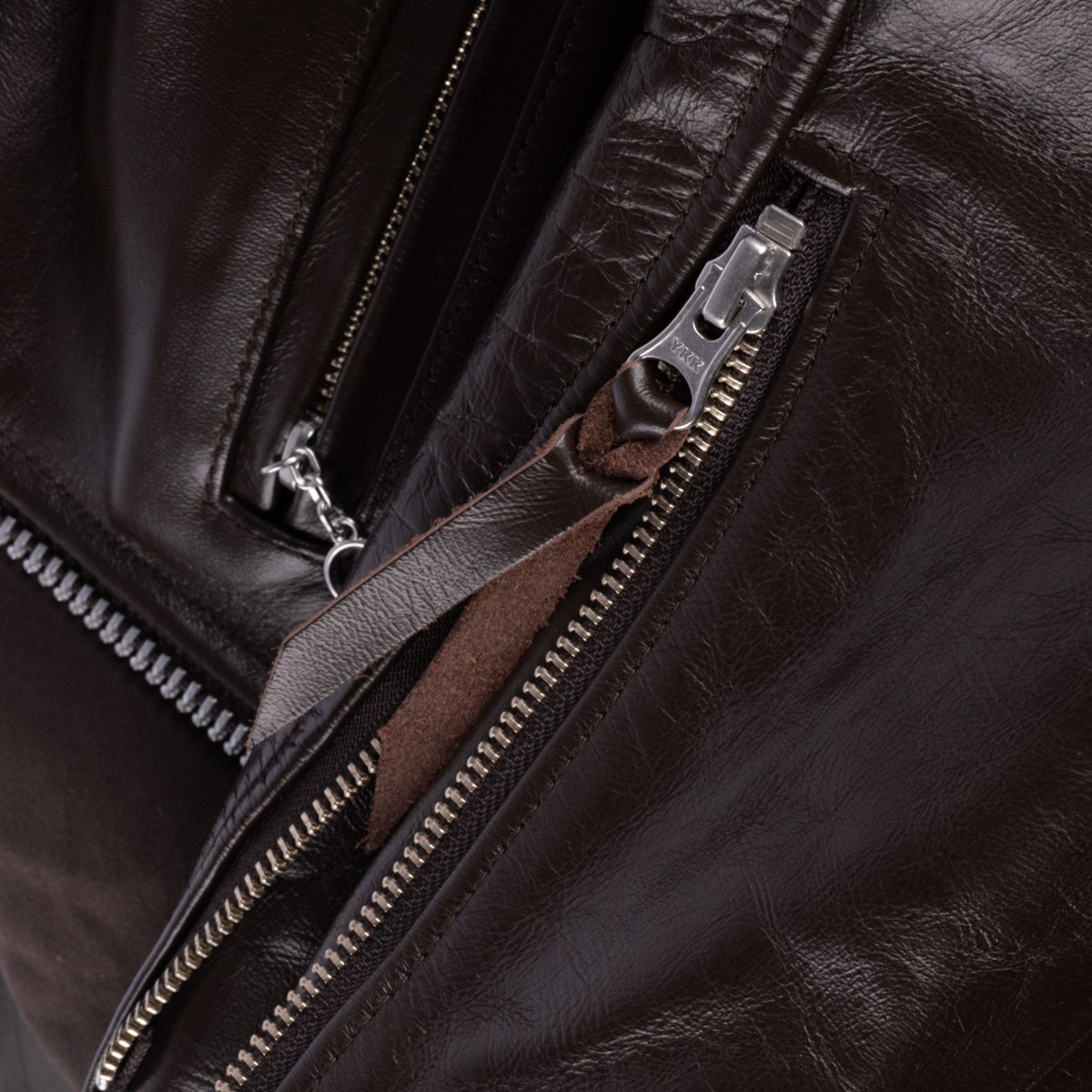 IHJ-129-BRN Japanese Horsehide Rider's Jacket - Brown - 14