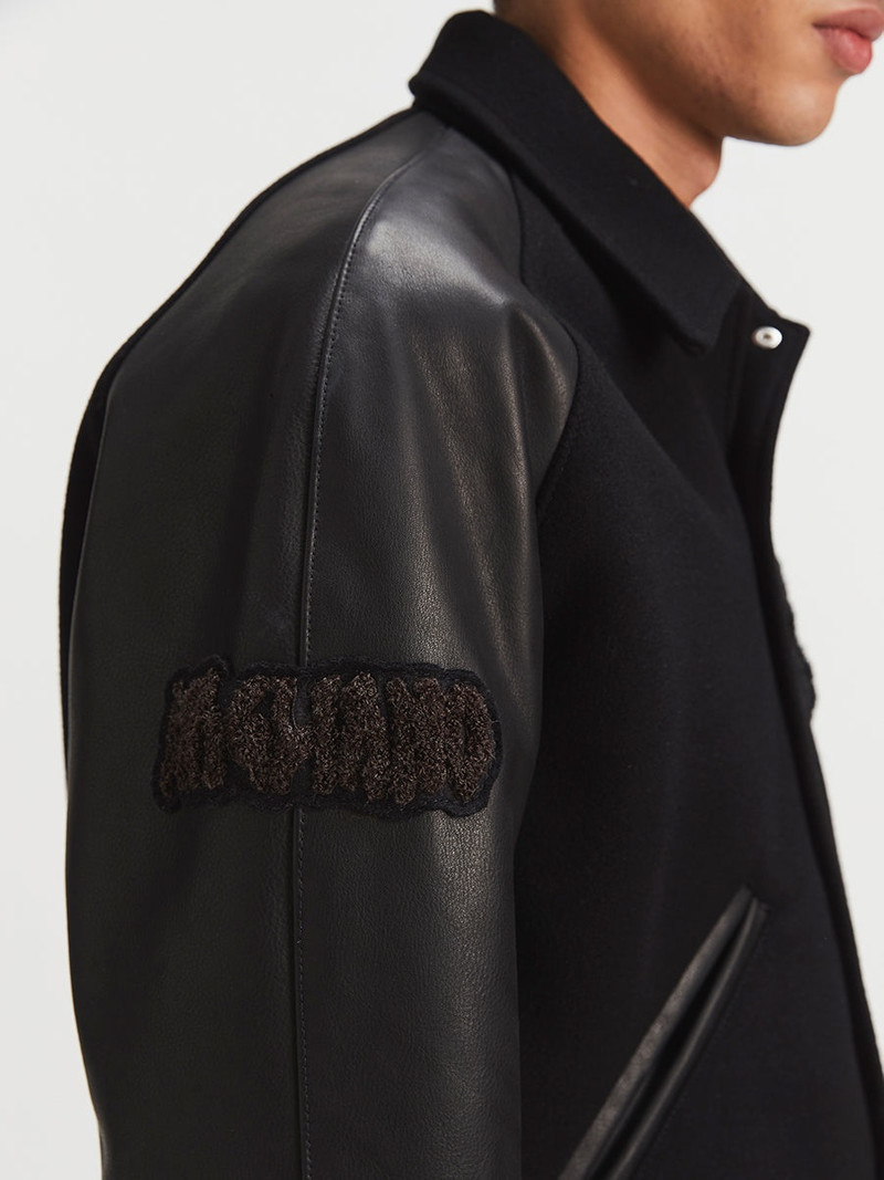 Magliano | Antifa Varsity Bomber Jacket Black 5