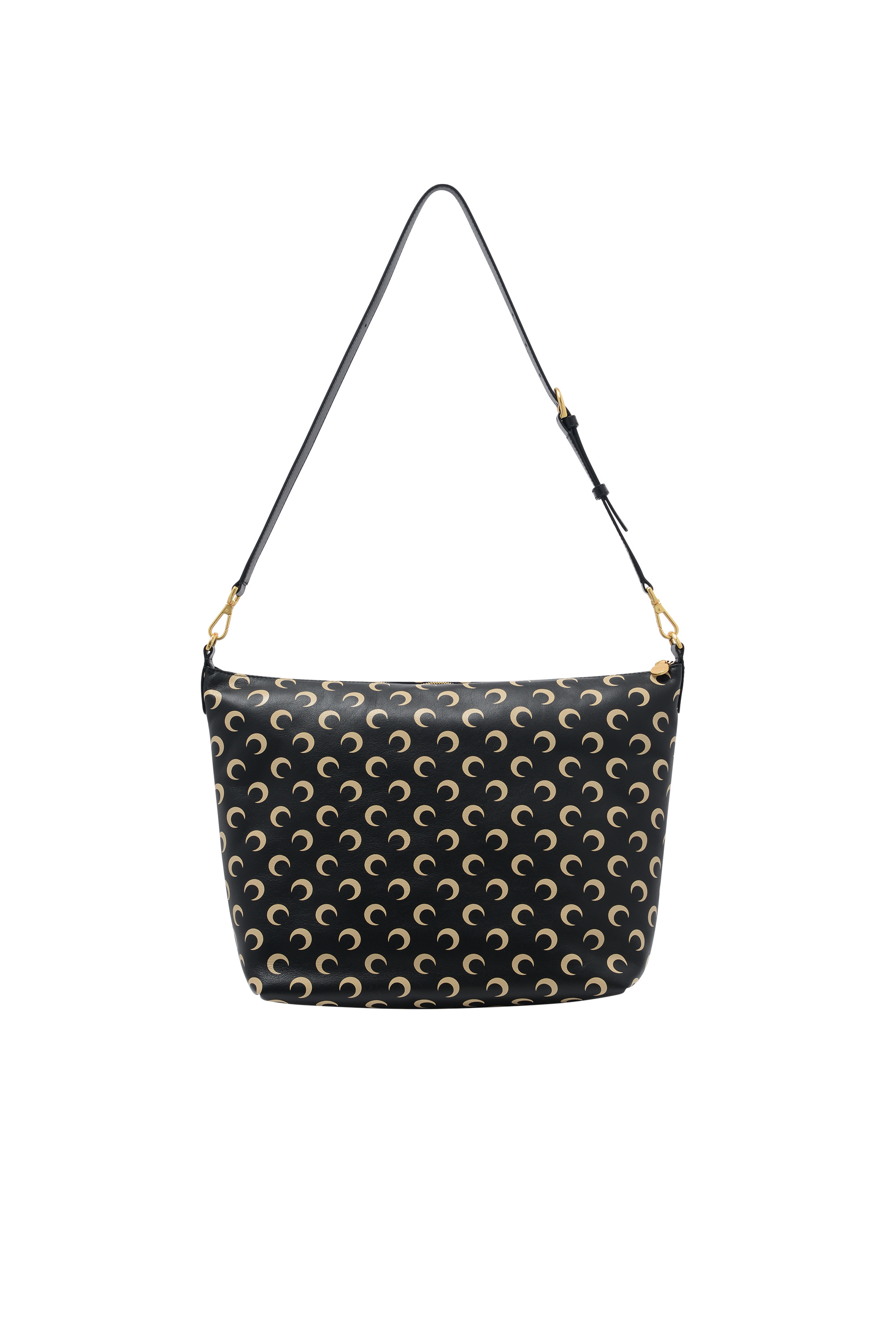 Moon Screenprint Leather Mail - 1
