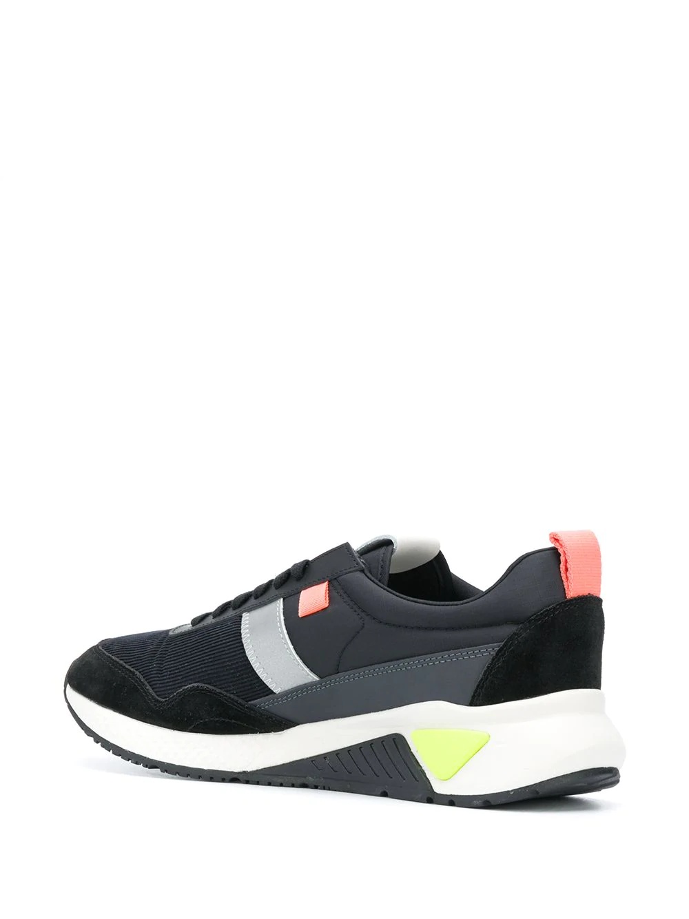 colour-block panel sneakers - 3