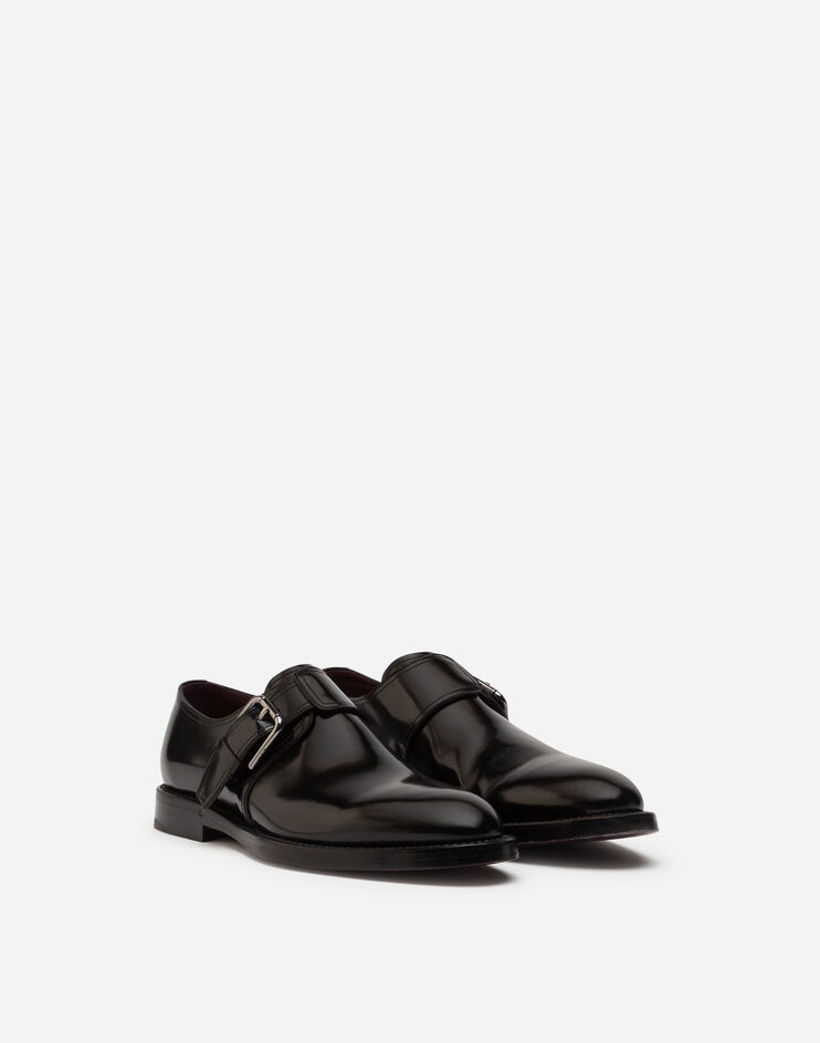 Brushed calfskin monk strap shoes - 2