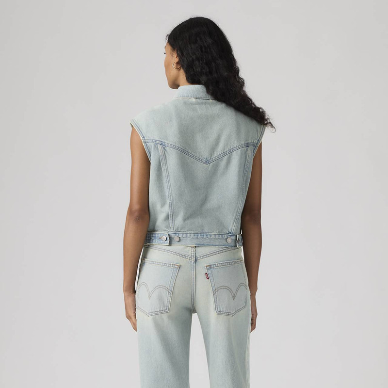 SHRUNKEN '90S TRUCKER VEST 4