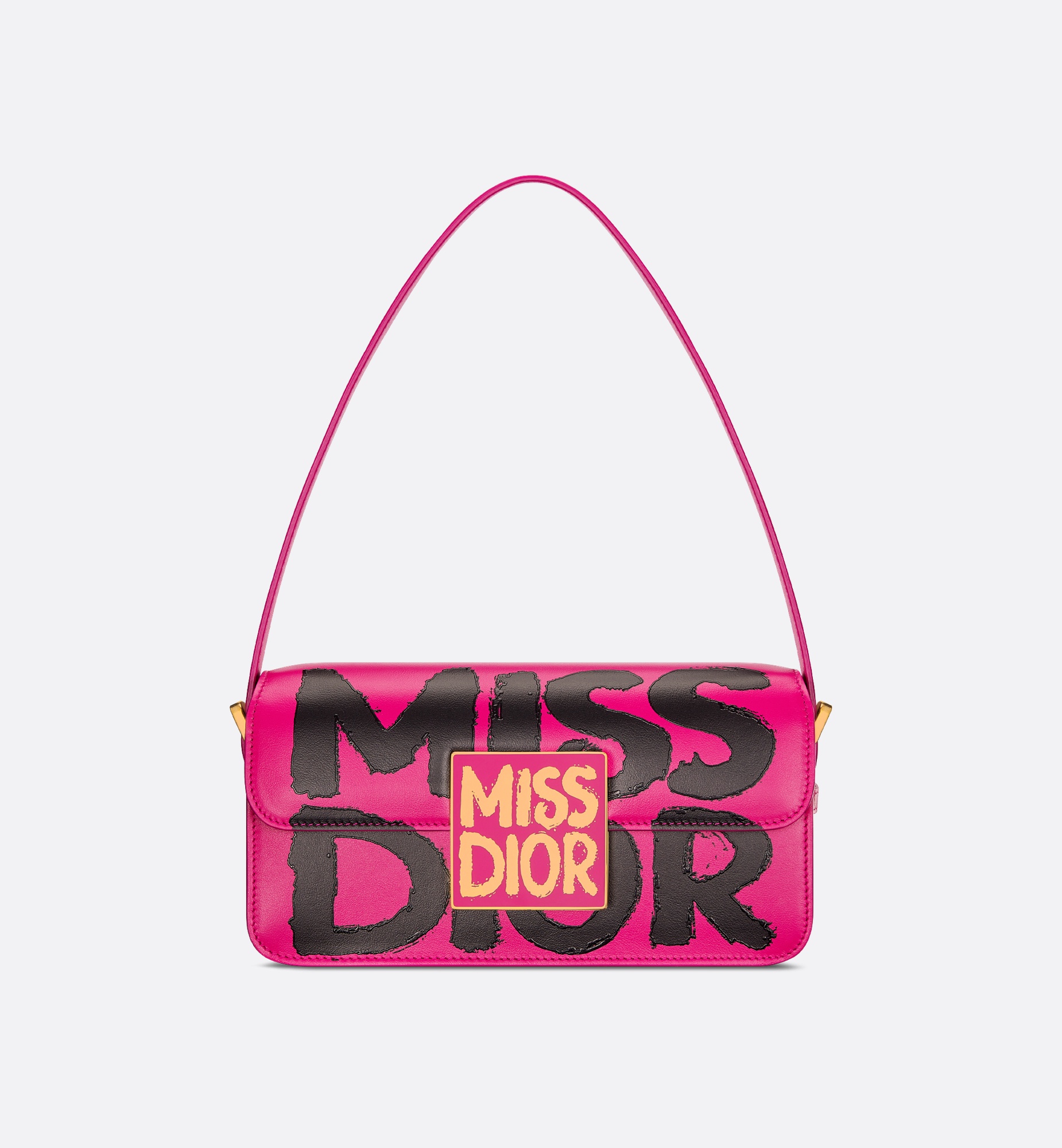 日本未入荷カラーあり◆Miss Dior Graffiti フラップバッグ CHRISTIAN DIOR Calfskin Graffiti Printed Miss Dior Flap