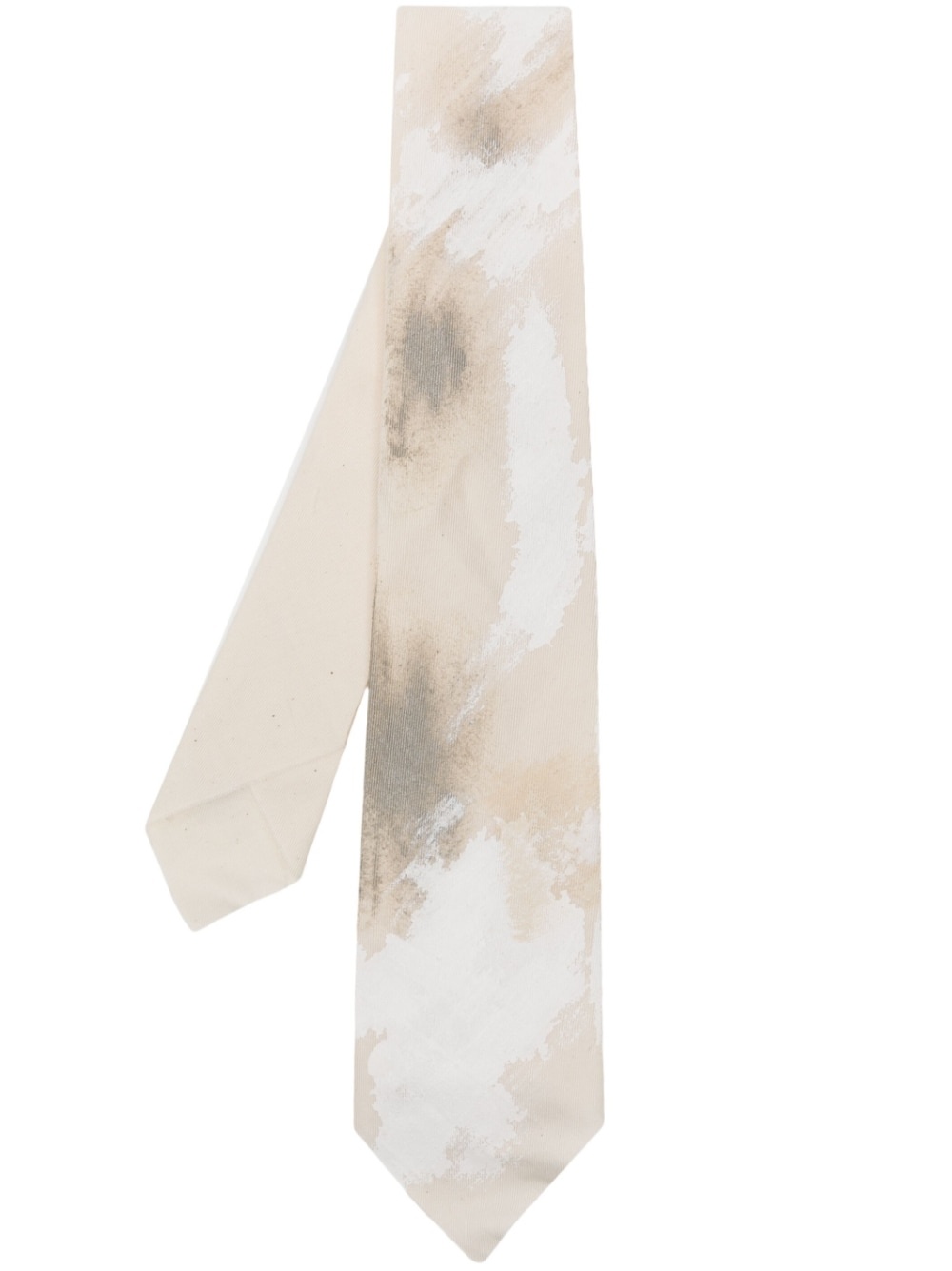abstract-print tie - 1