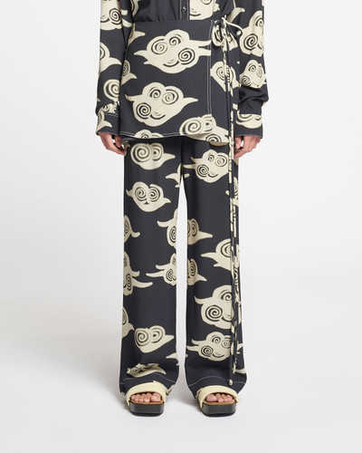 Nanushka Printed Crepe Pants outlook