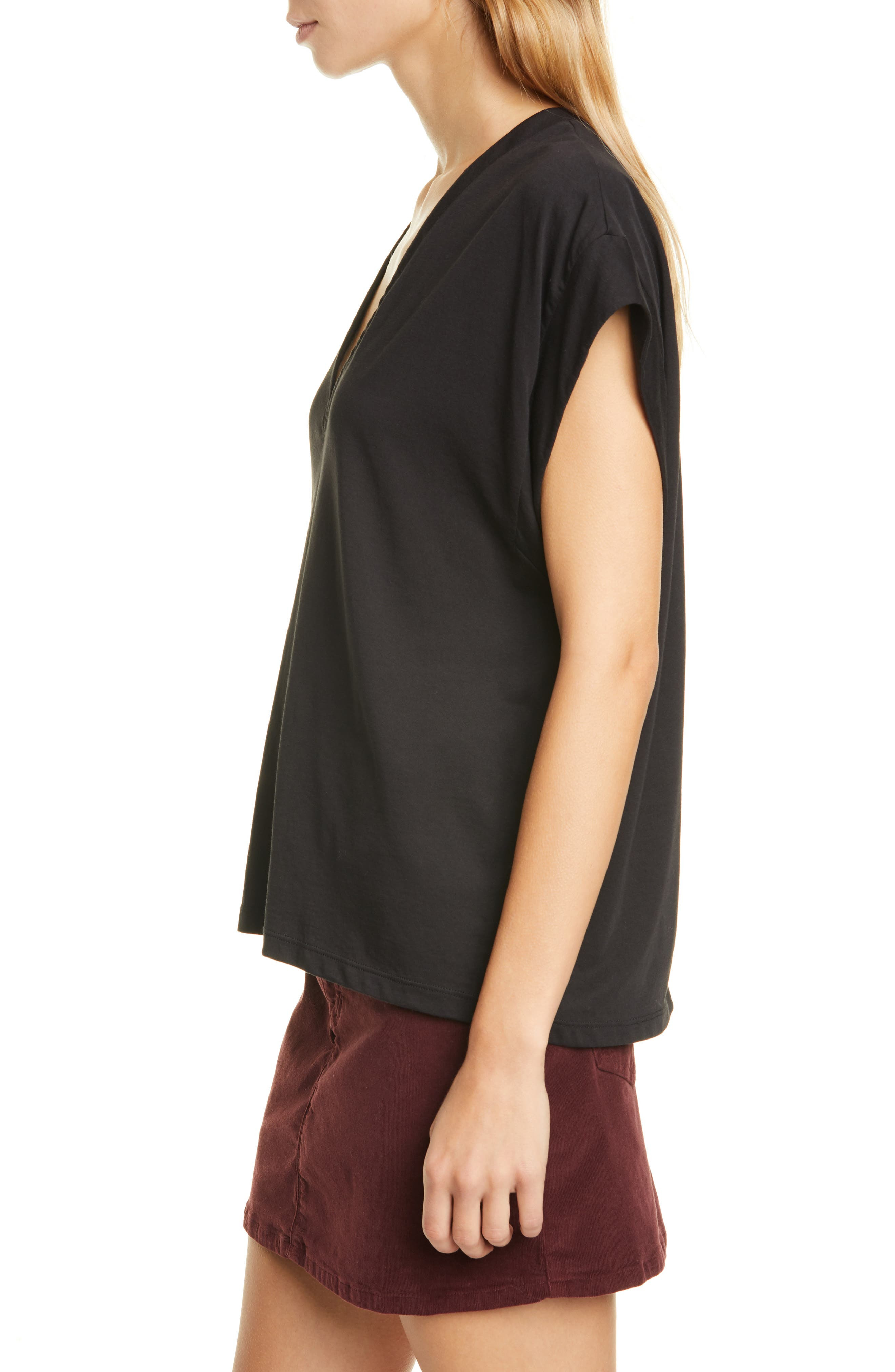 Le Mid Rise V-Neck T-Shirt - 3