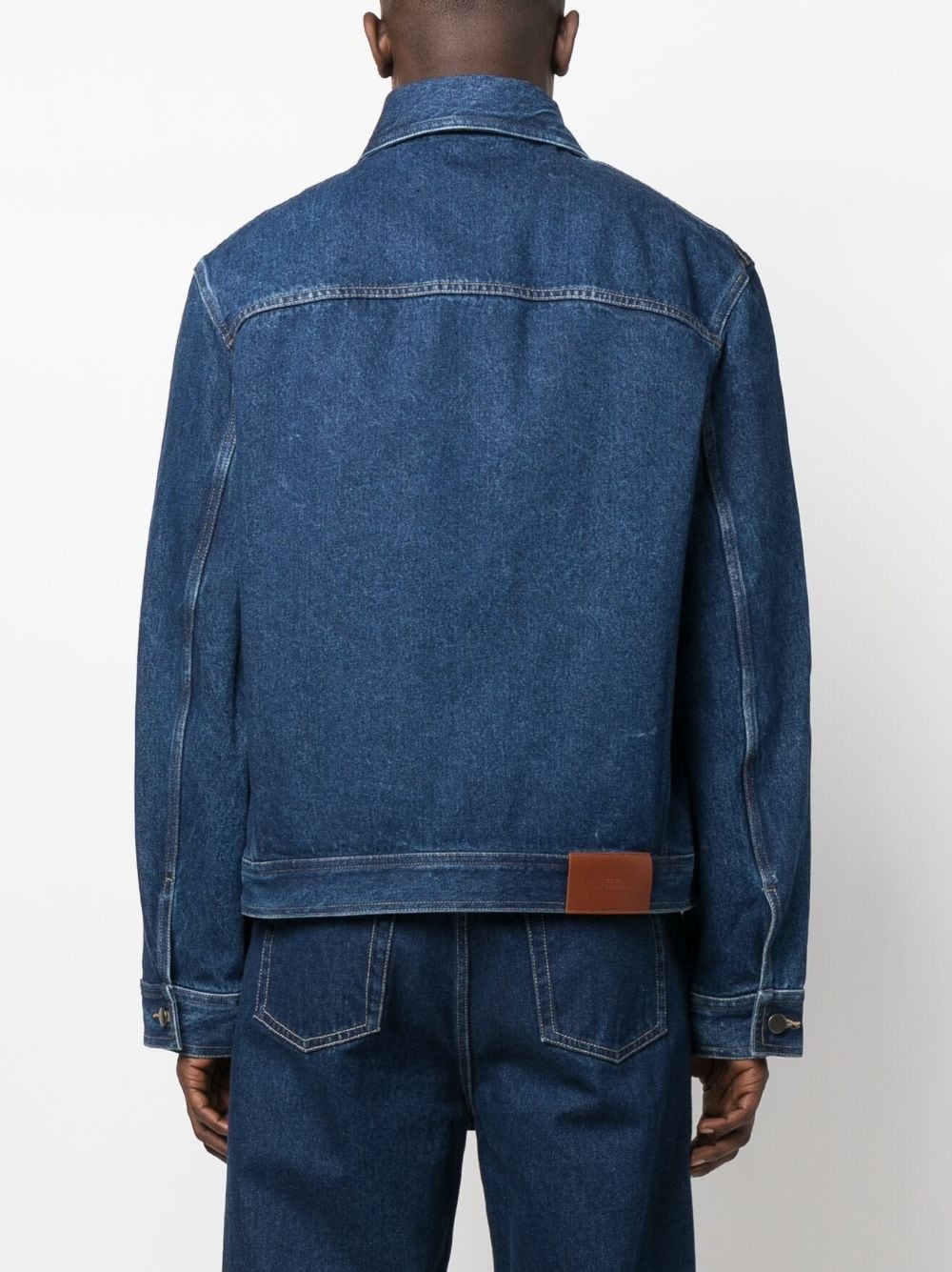 patch-pocket denim jacket - 4