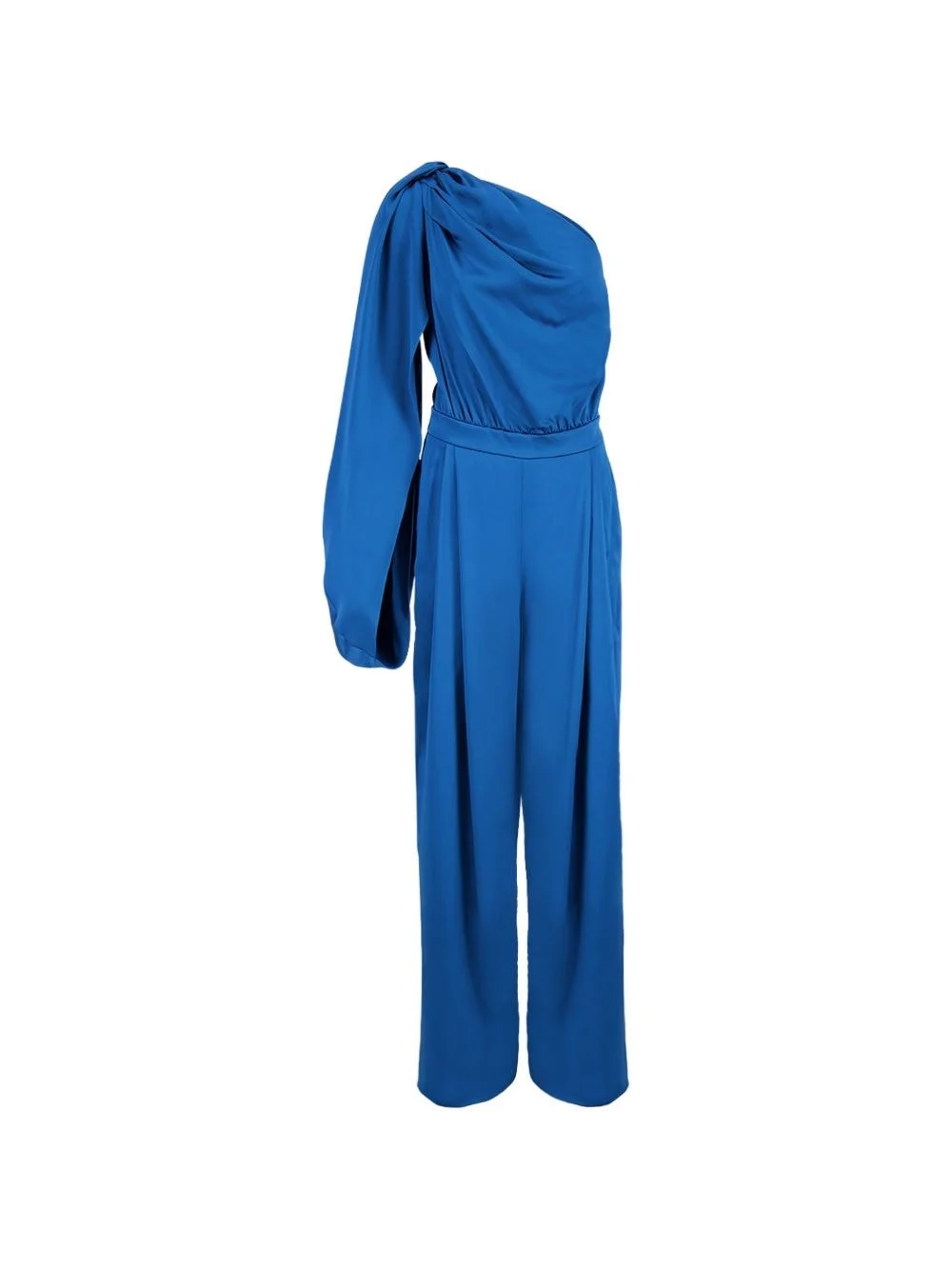 Satin long jumpsuit - 1
