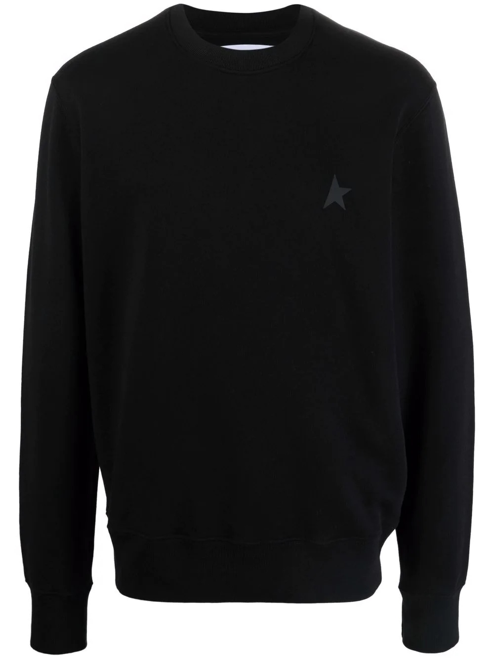 Star print cotton sweatshirt - 1