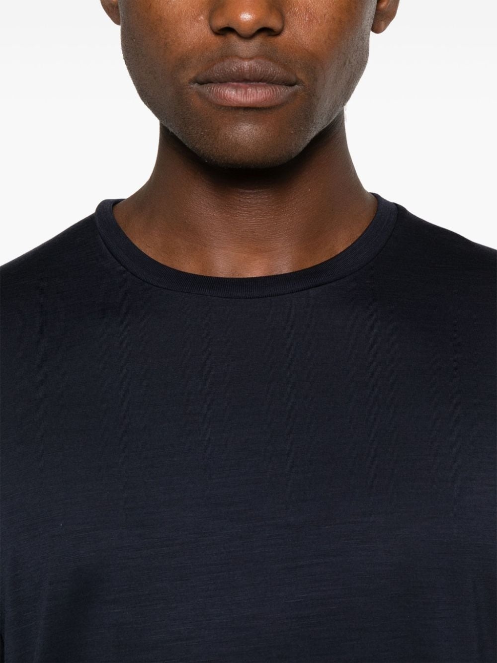 long-sleeve wool T-shirt - 4