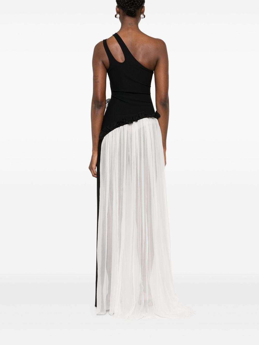 asymmetric maxi dress - 4