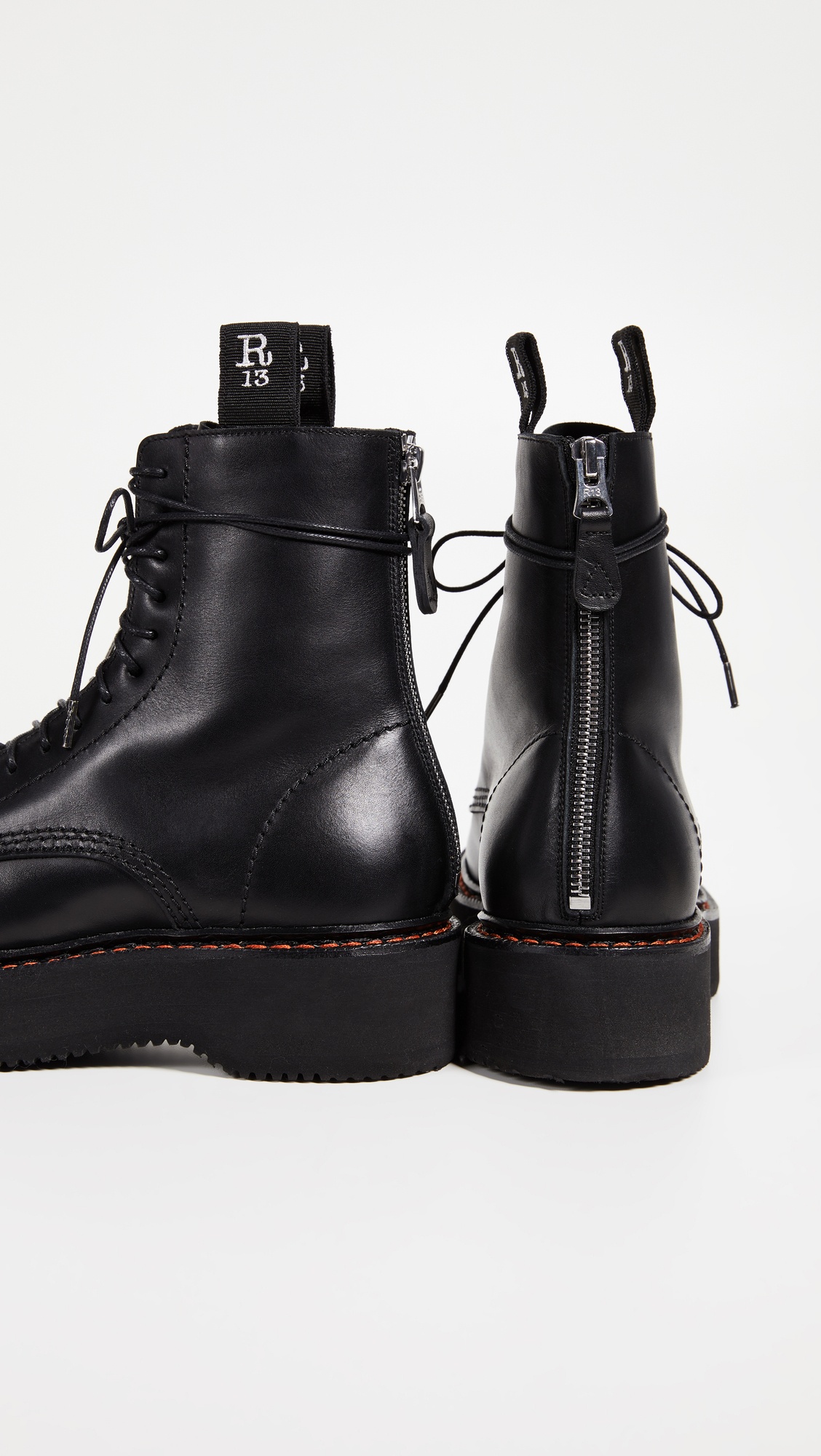 Platform Combat Boots - 5