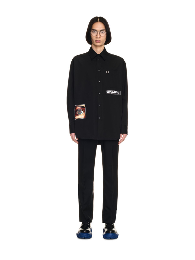 Off-White Black Eye Logo Oversize Shirt outlook