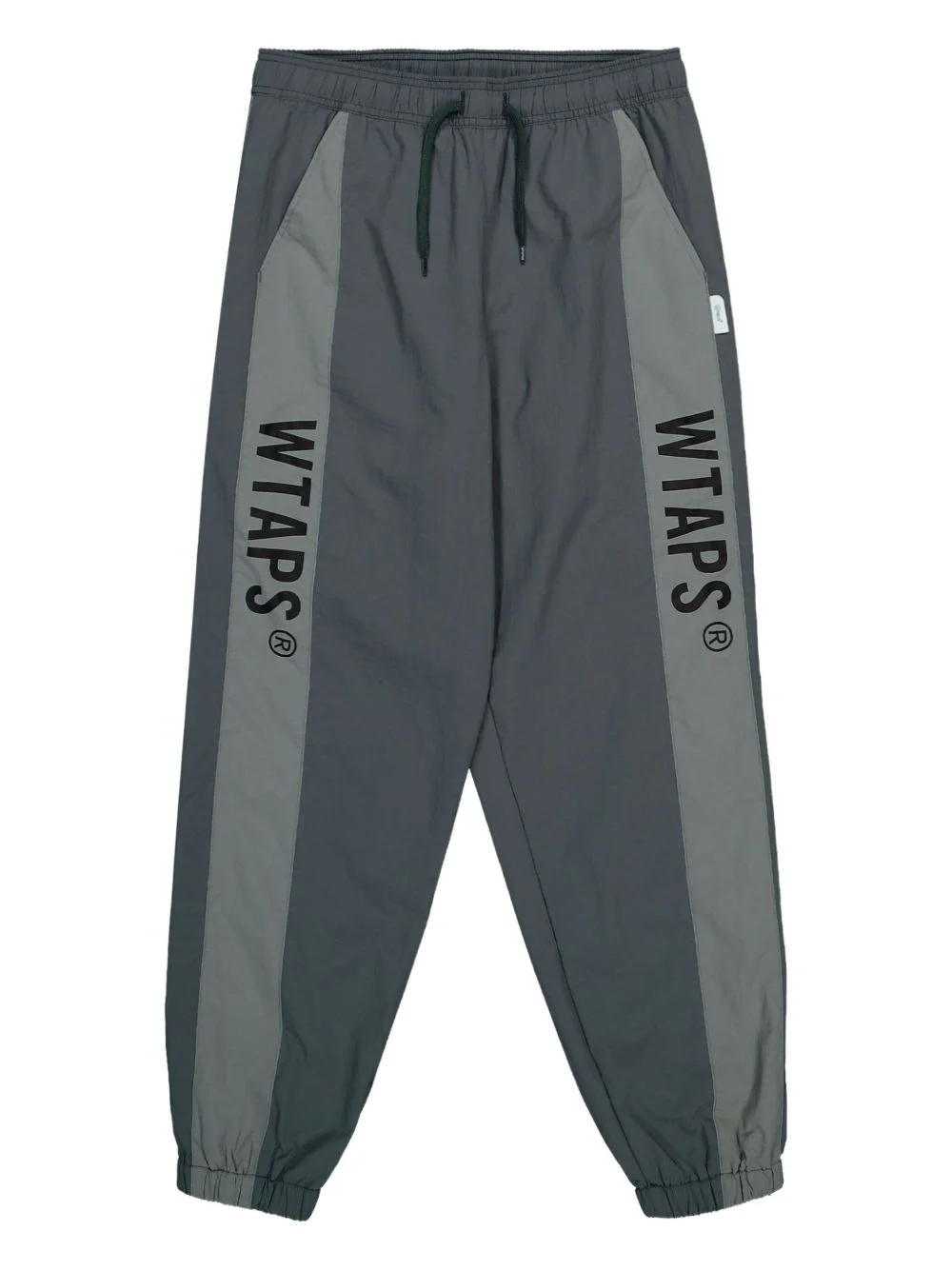 panelled drawstring track pants - 1