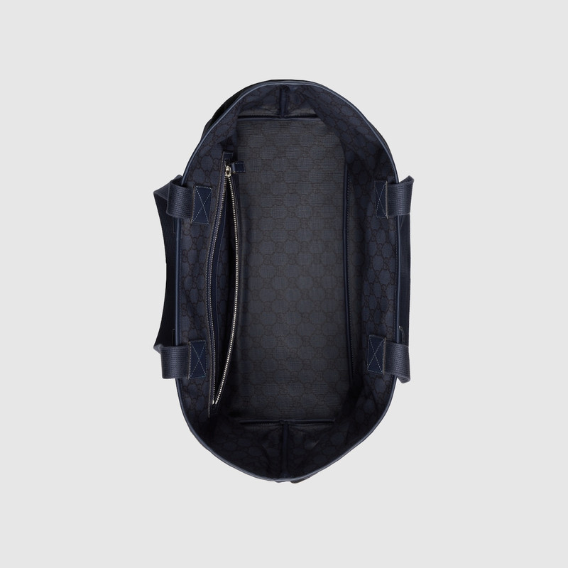 Large tote bag with Gucci print 7