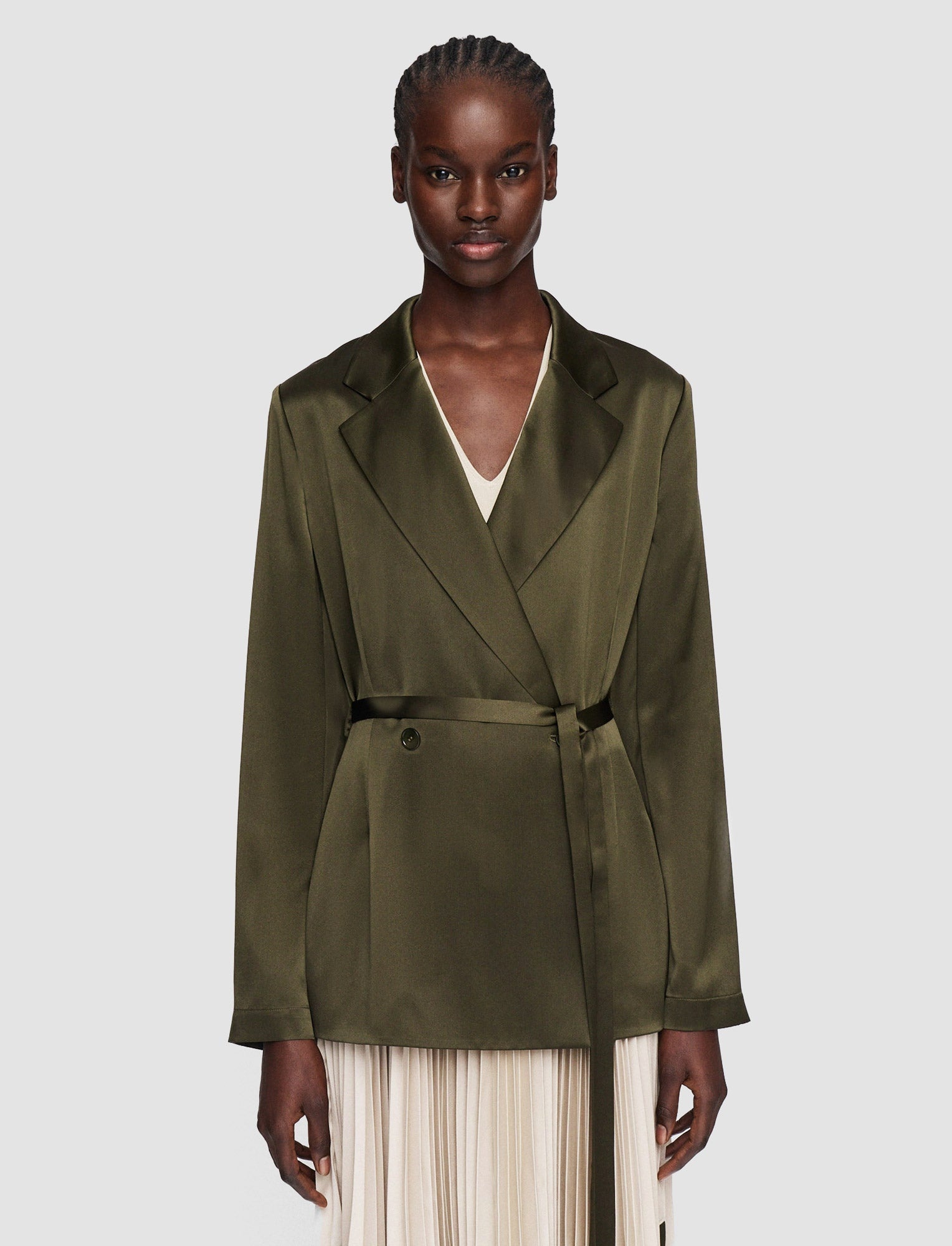 Silk Satin Joubert Jacket - 3