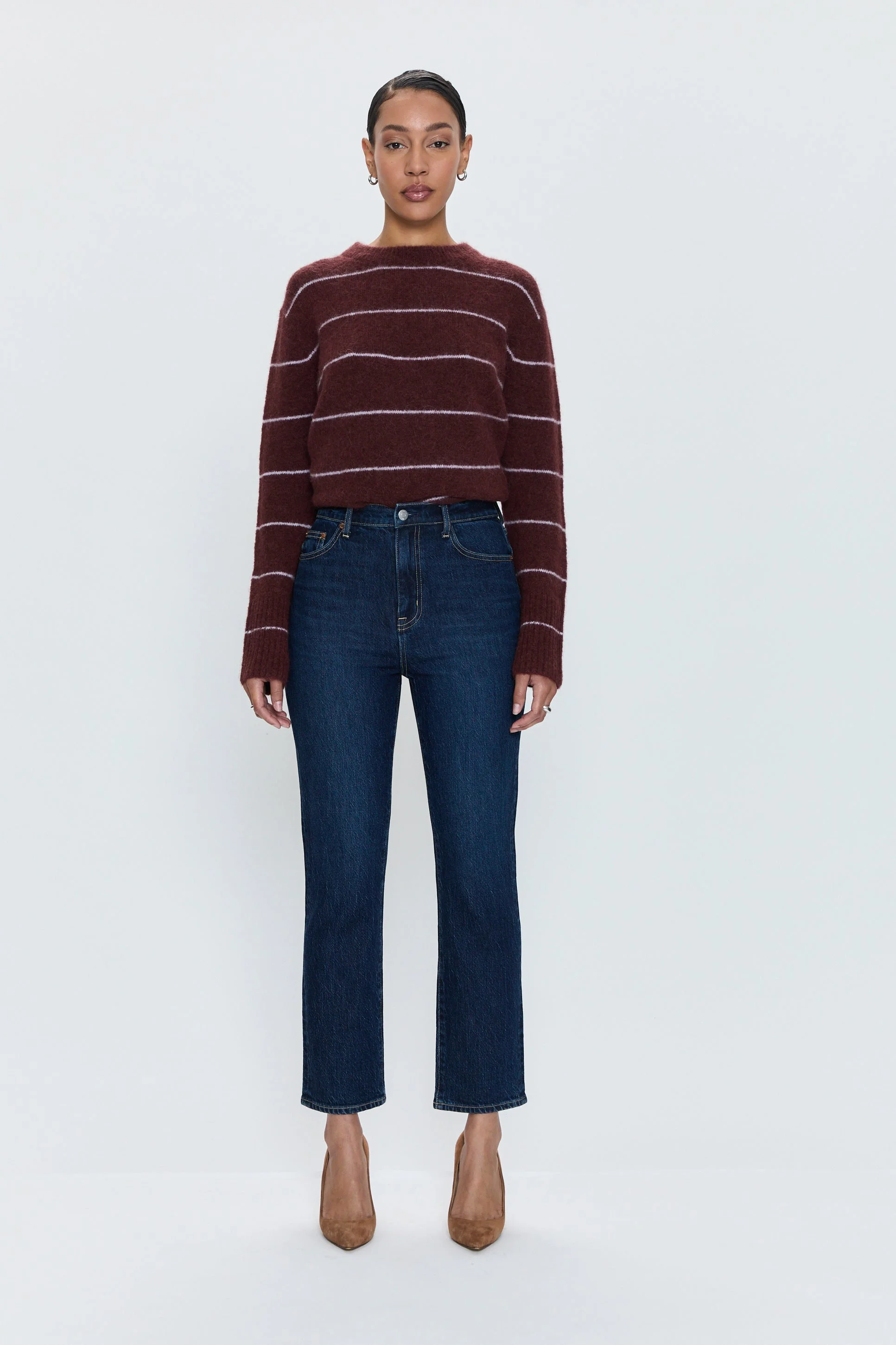 BRI HIGH RISE SLIM STRAIGHT JEAN - FOCUS - 1
