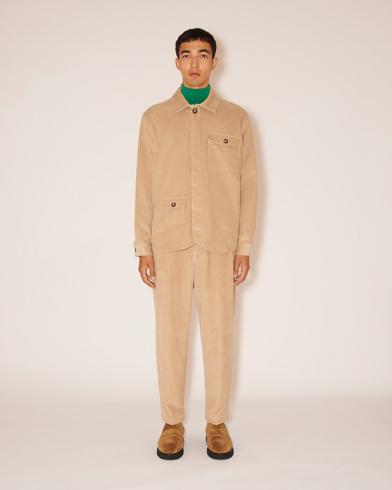 Nanushka FRED - Corduroy shirt - Cement gray outlook