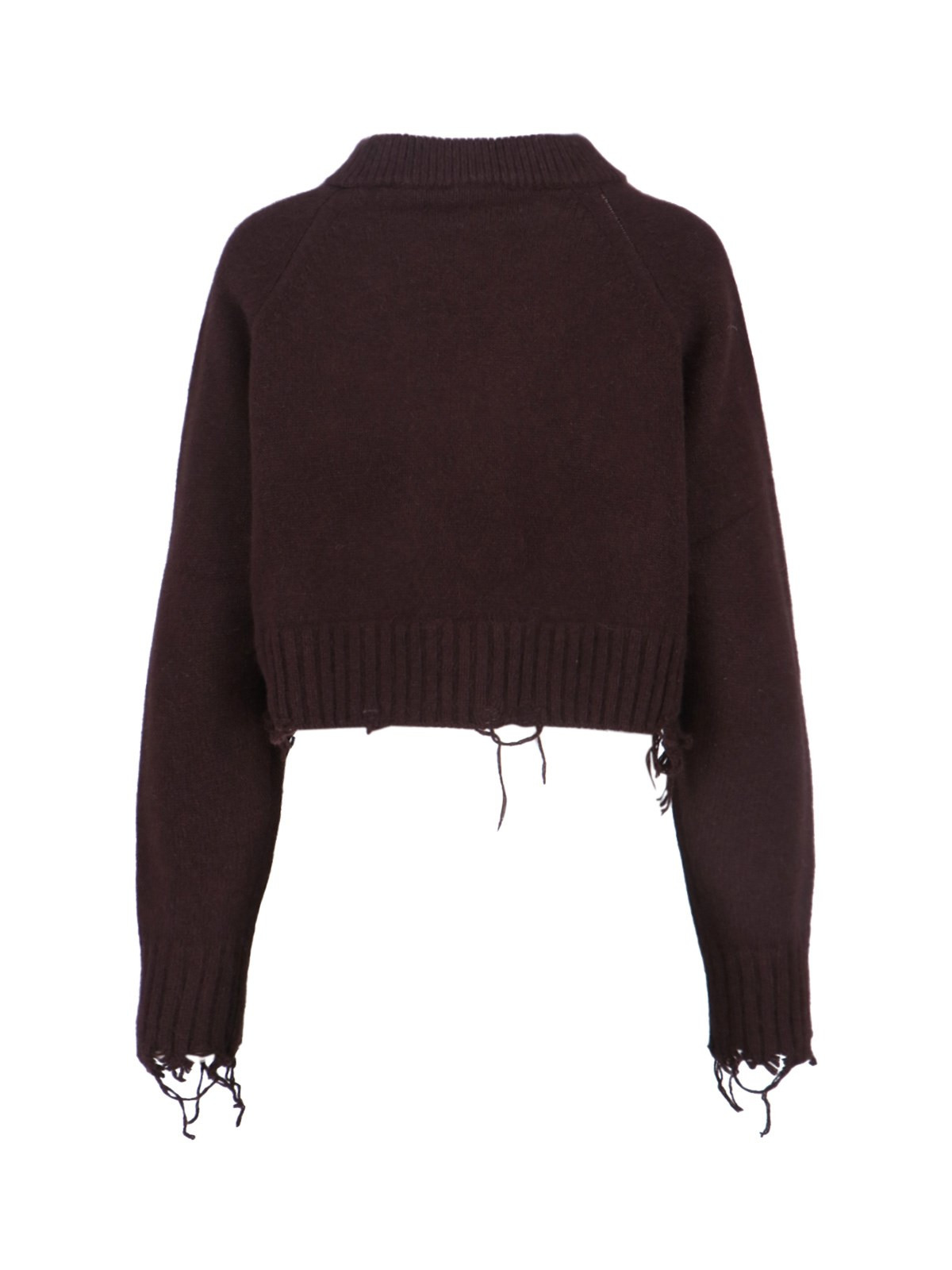 'DAMAGE' CROP SWEATER - 2