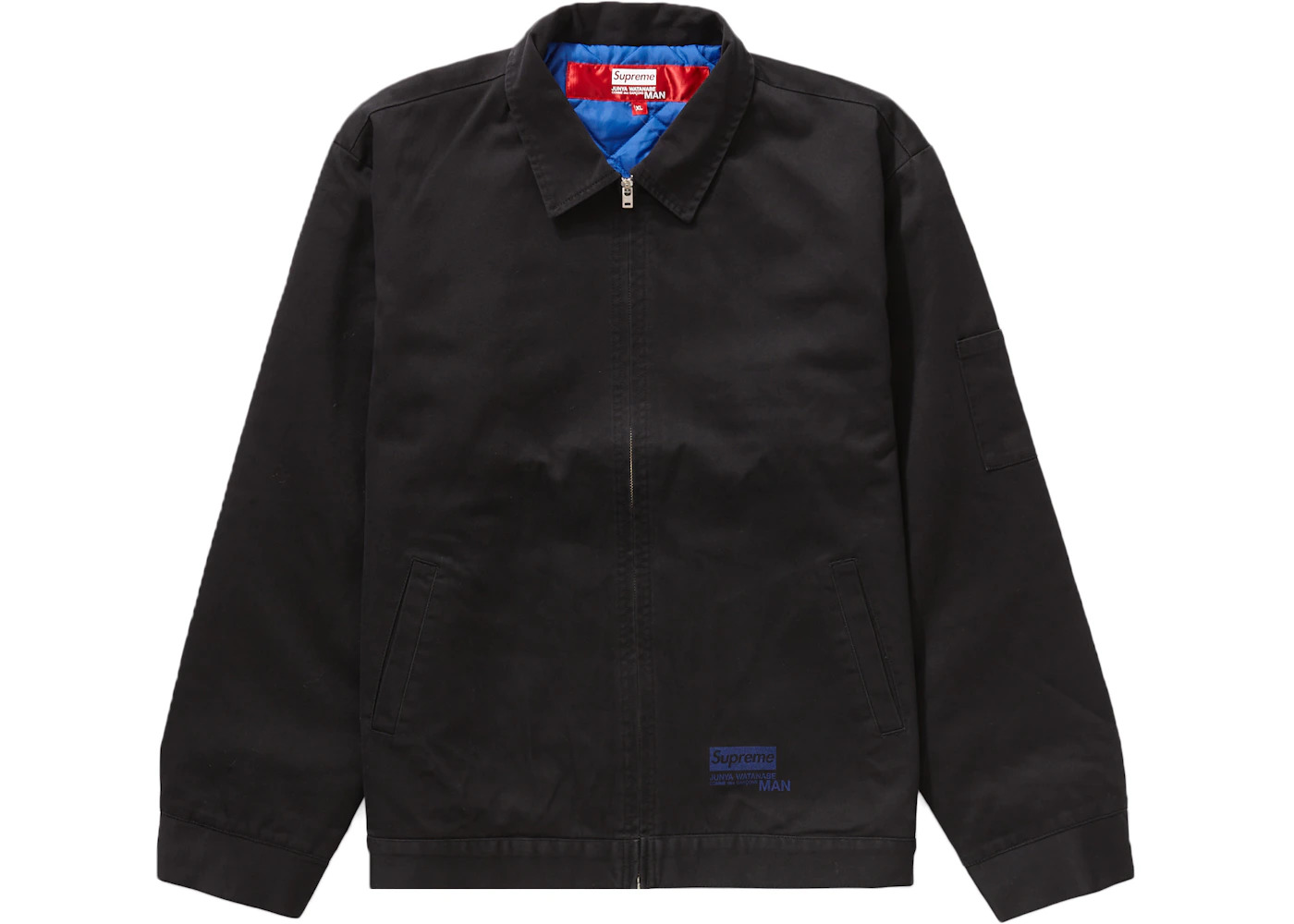 Supreme JUNYA WATANABE CDG MAN Printed Work Jacket Black - 3
