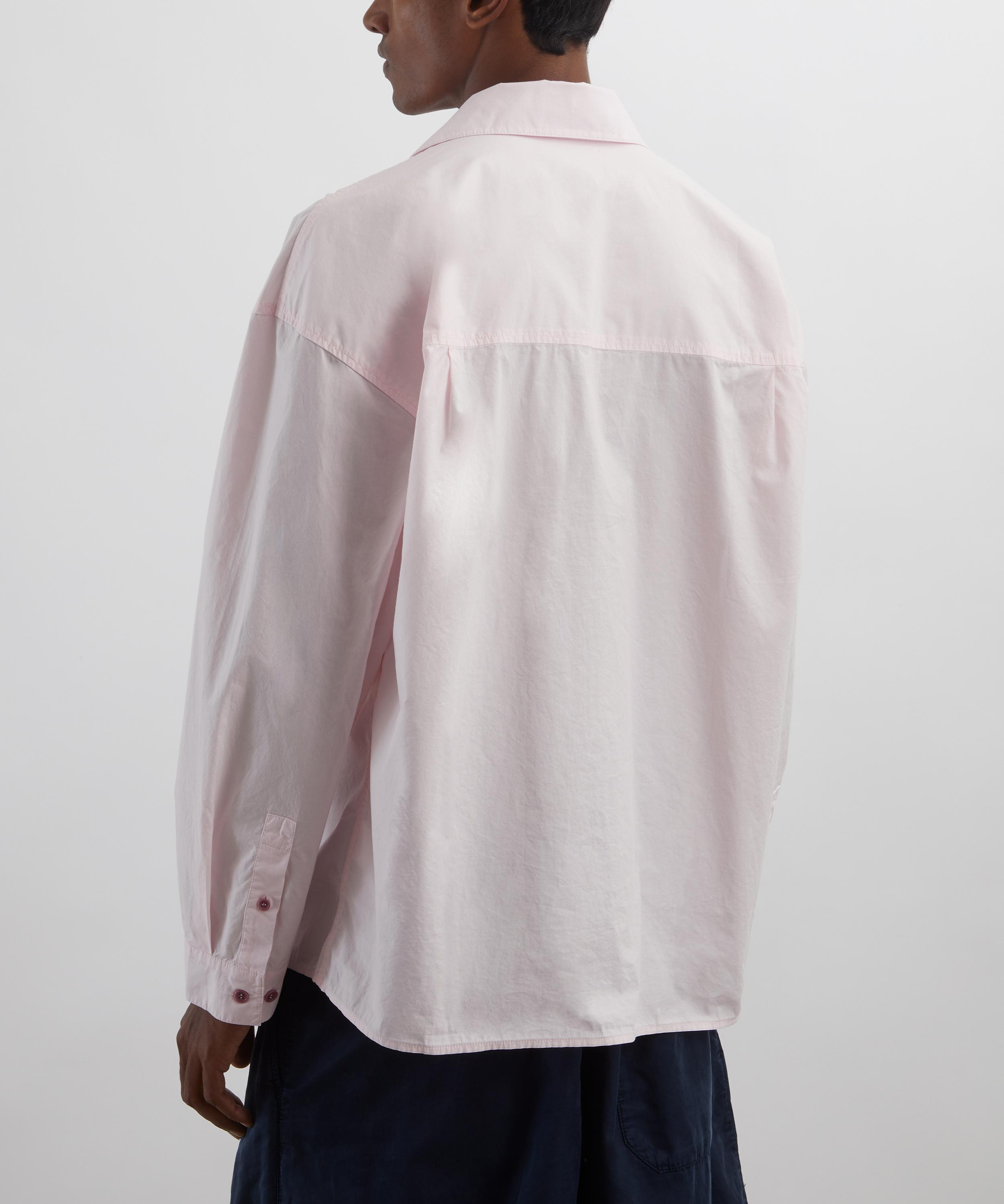 Light Pink Wray Boxy Long-Sleeve Shirt - 4