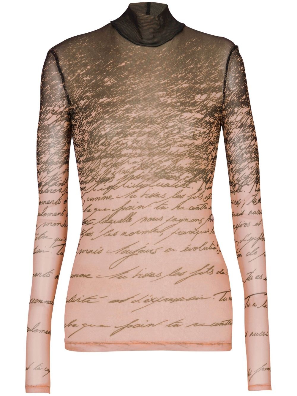 Love Letter-print top - 1