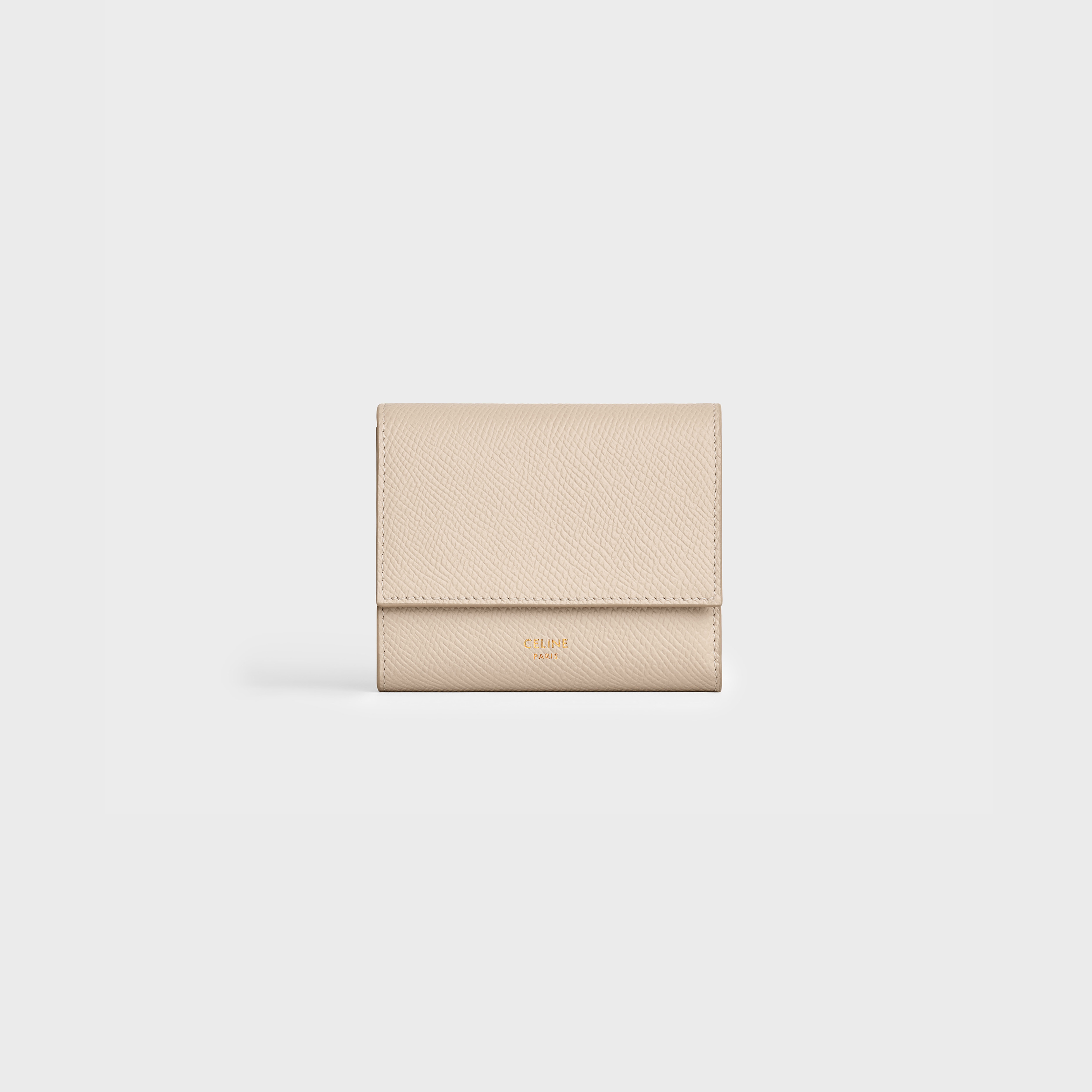 Small trifold wallet in Grained calfskin - 1