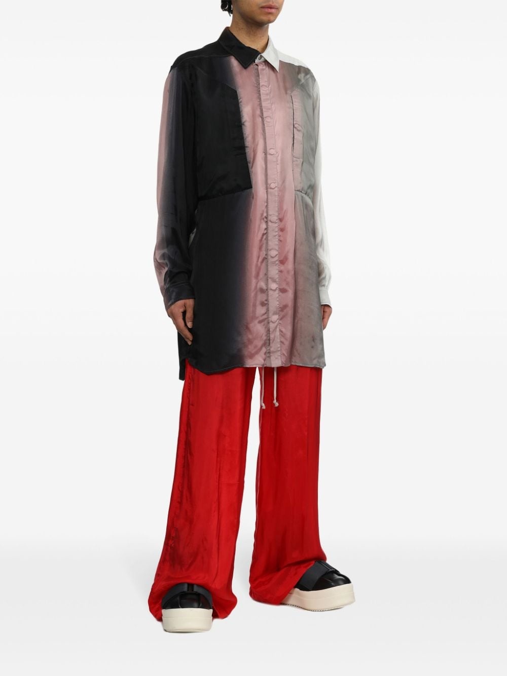 Larry Fogpocket ombrÃ© shirt - 4
