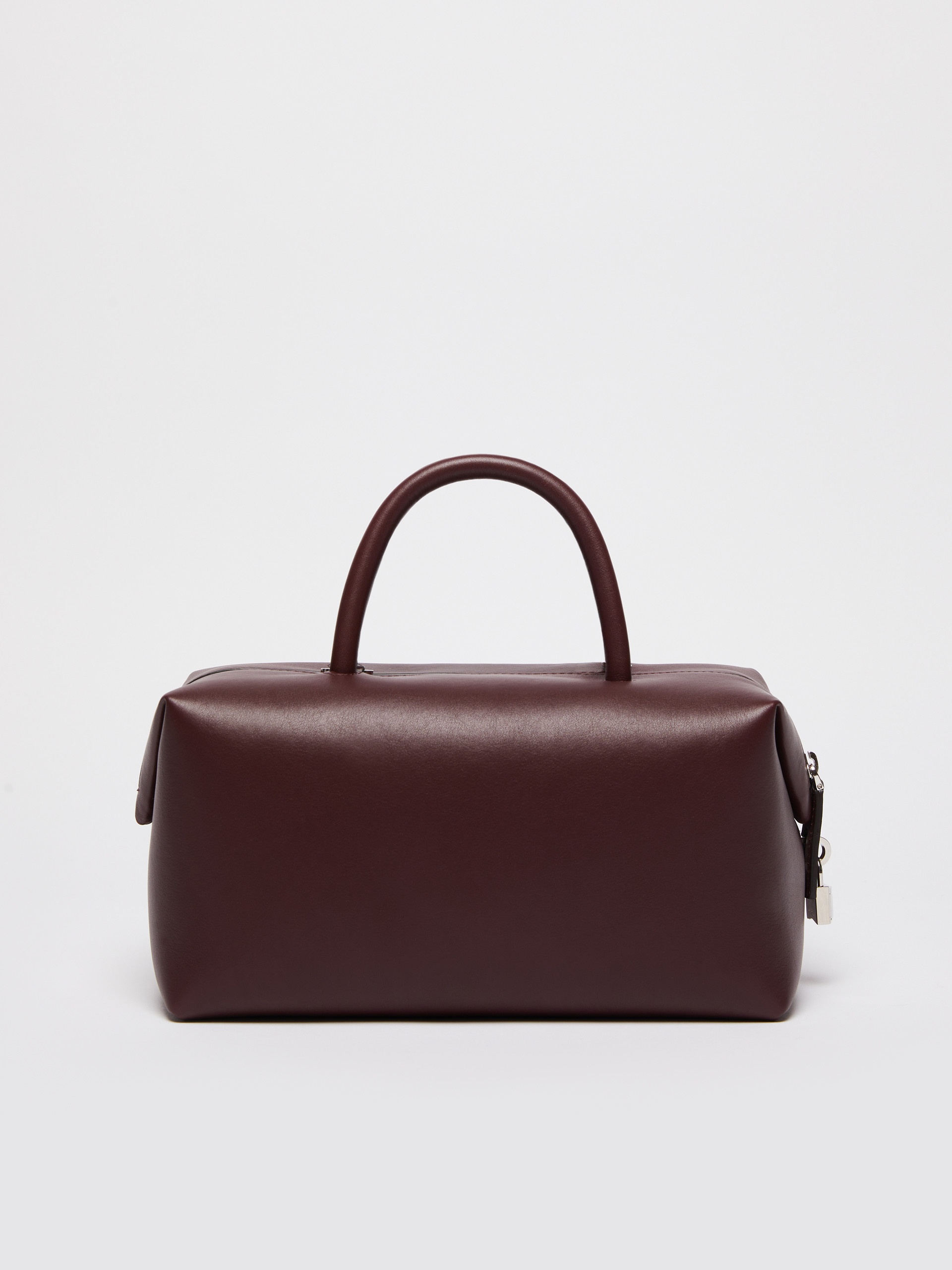 HOLDALLM Medium natural leather bowler bag - 3