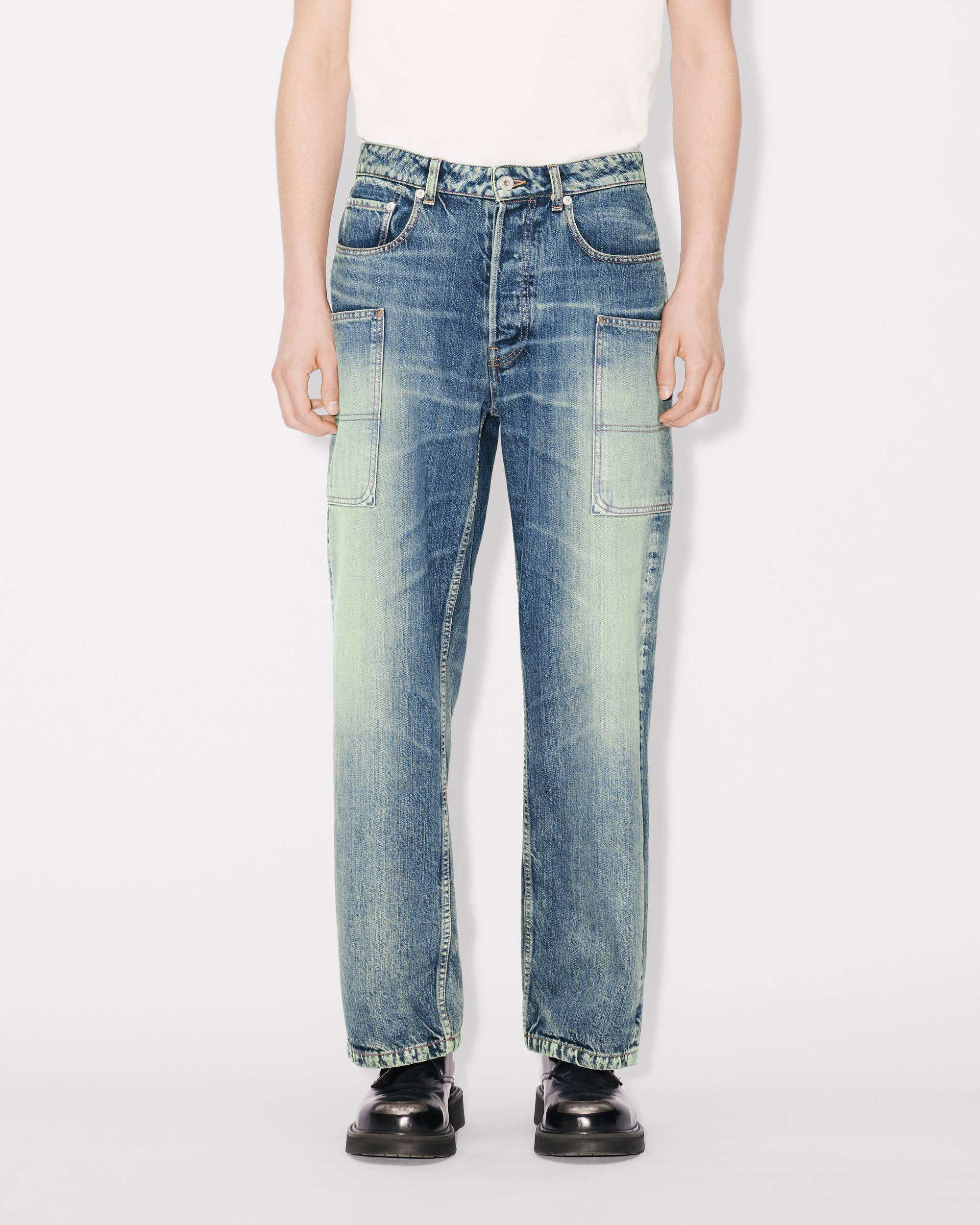 Cargo monkey fit jeans in japanese denim - 3