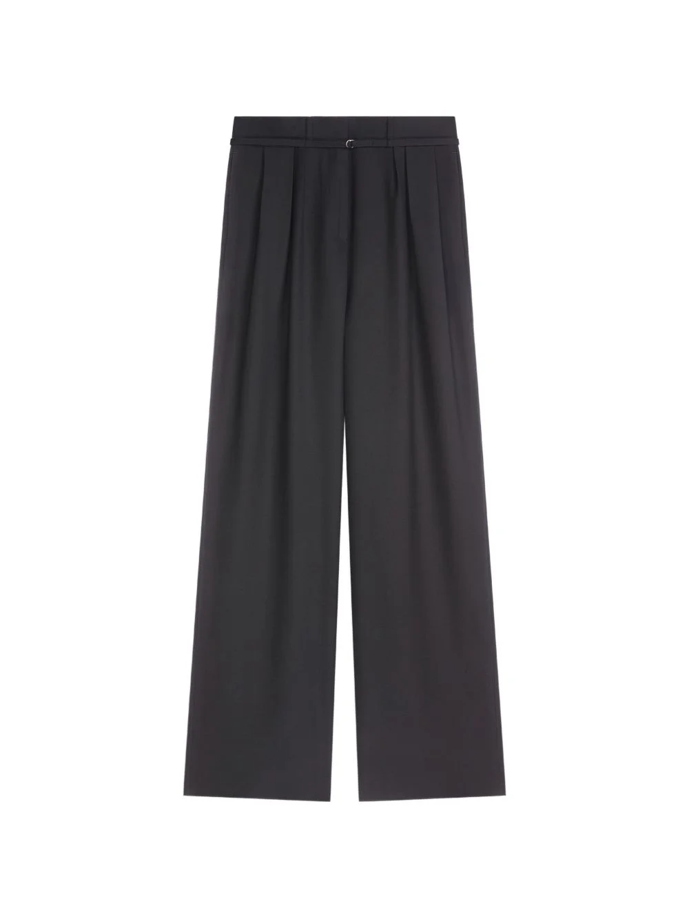 belted pleated trousers - 1