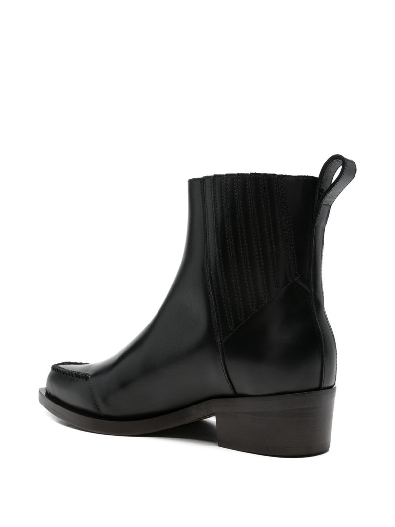 whipstitch-detail chelsea boots 3