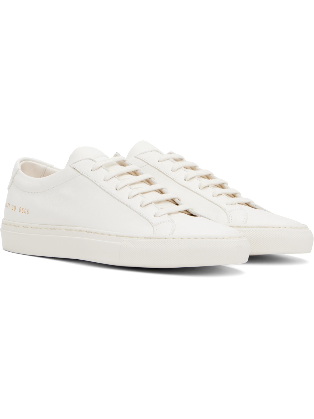 White Summer Achilles Sneakers - 4