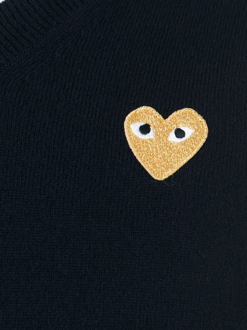 embroidered heart sweater - 5