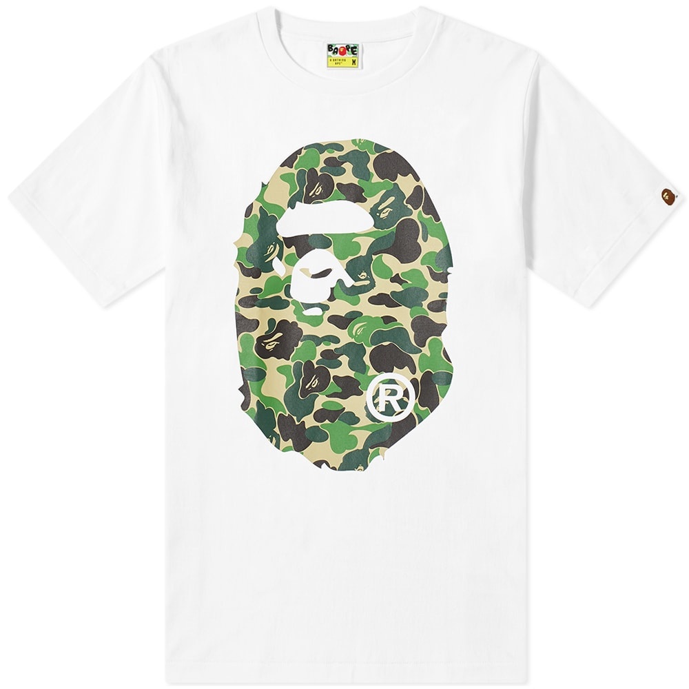 A Bathing Ape ABC Camo Big Ape Head Tee - 1