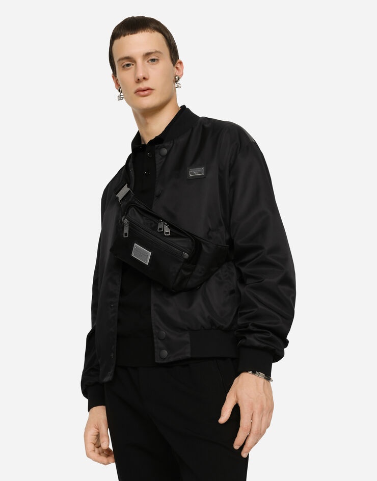 Small nylon belt bag with logo - 2