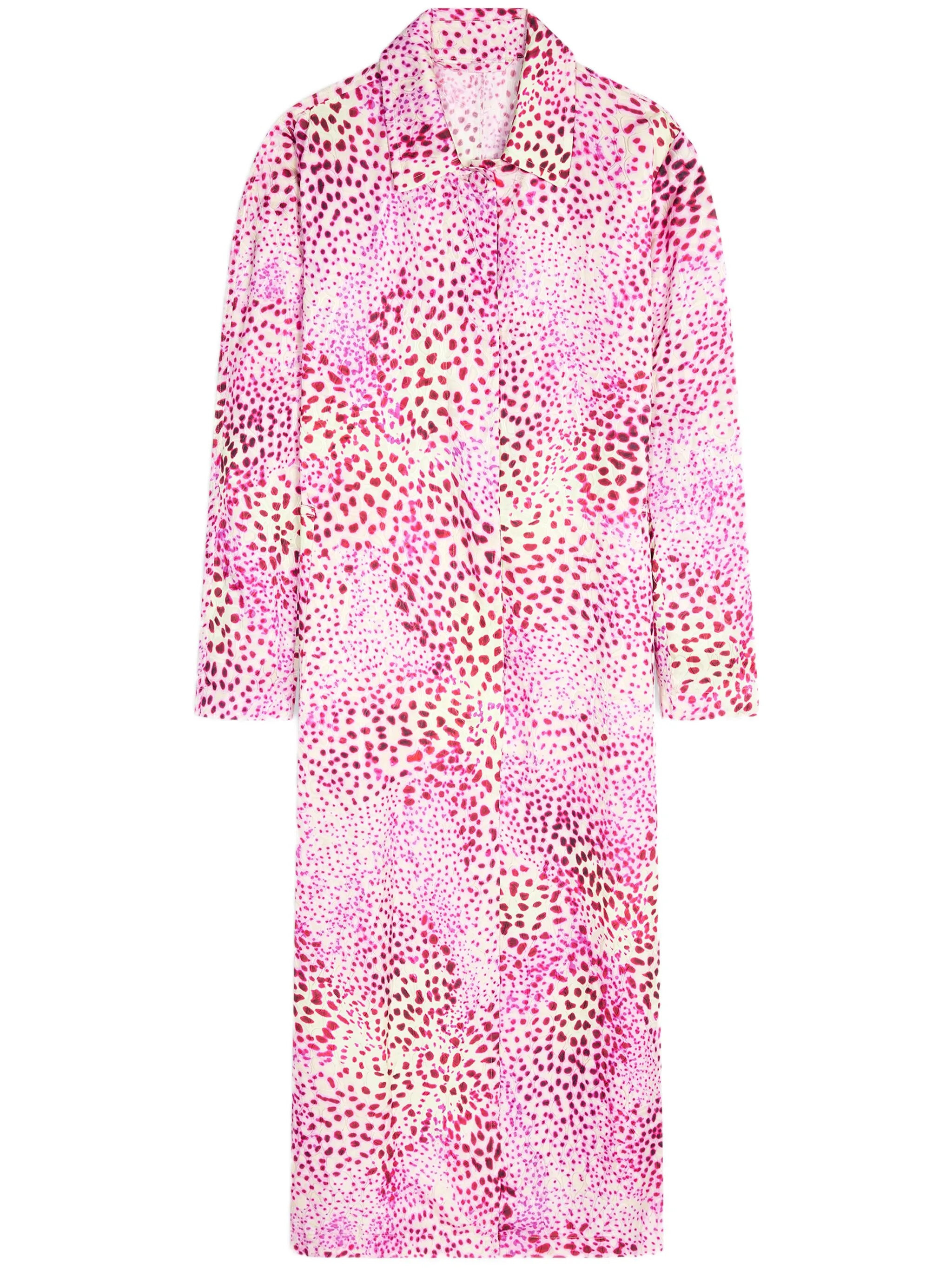 Patterned-jacquard Coat - 1