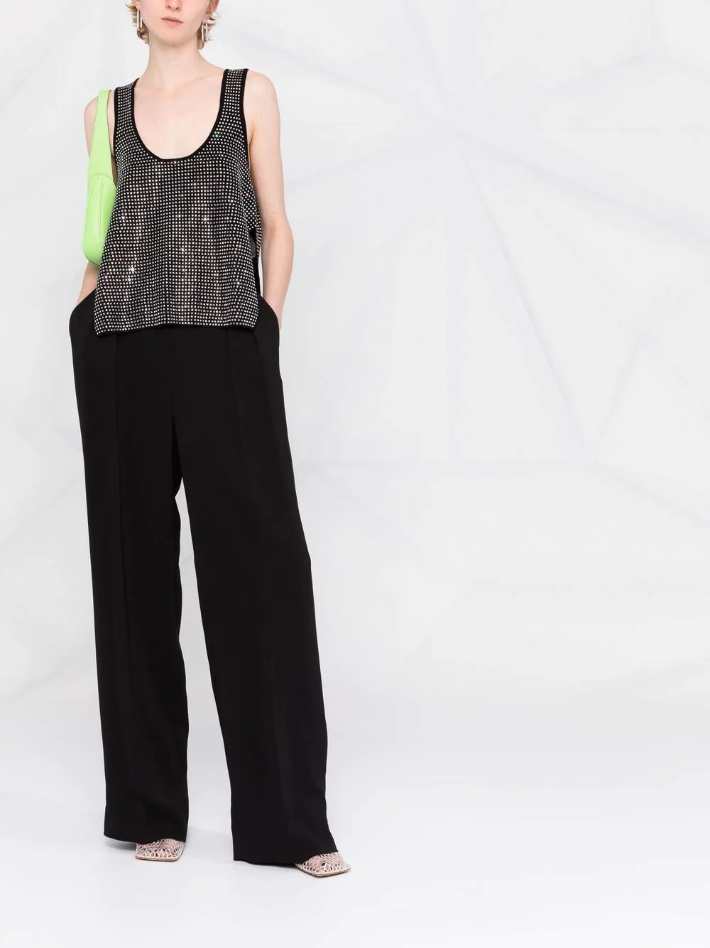 square mirrored vest top - 2